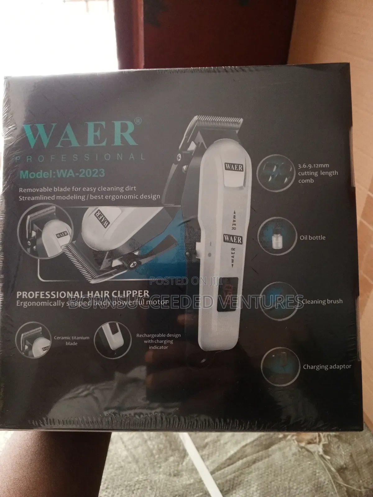 2-in-1 Professional Hair And Beard Trimmer Set