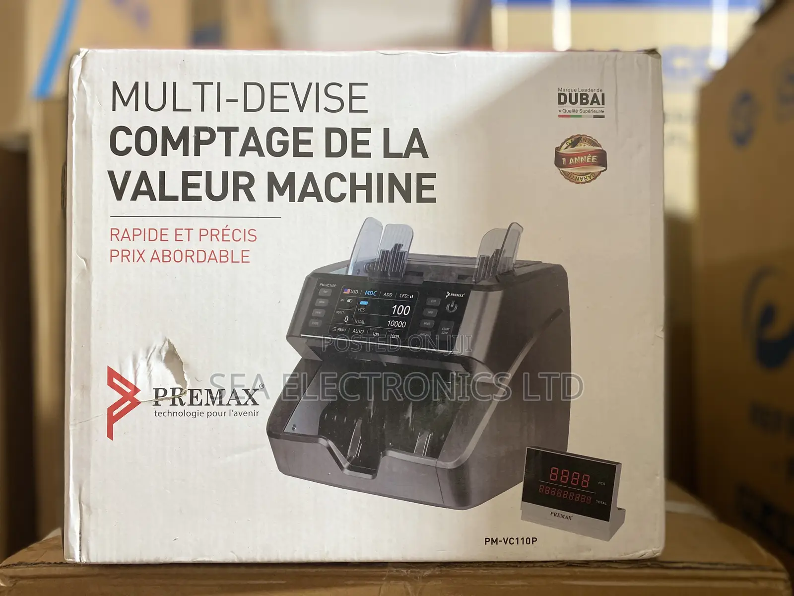 Premax Money Counting Machine Multi-currency Value