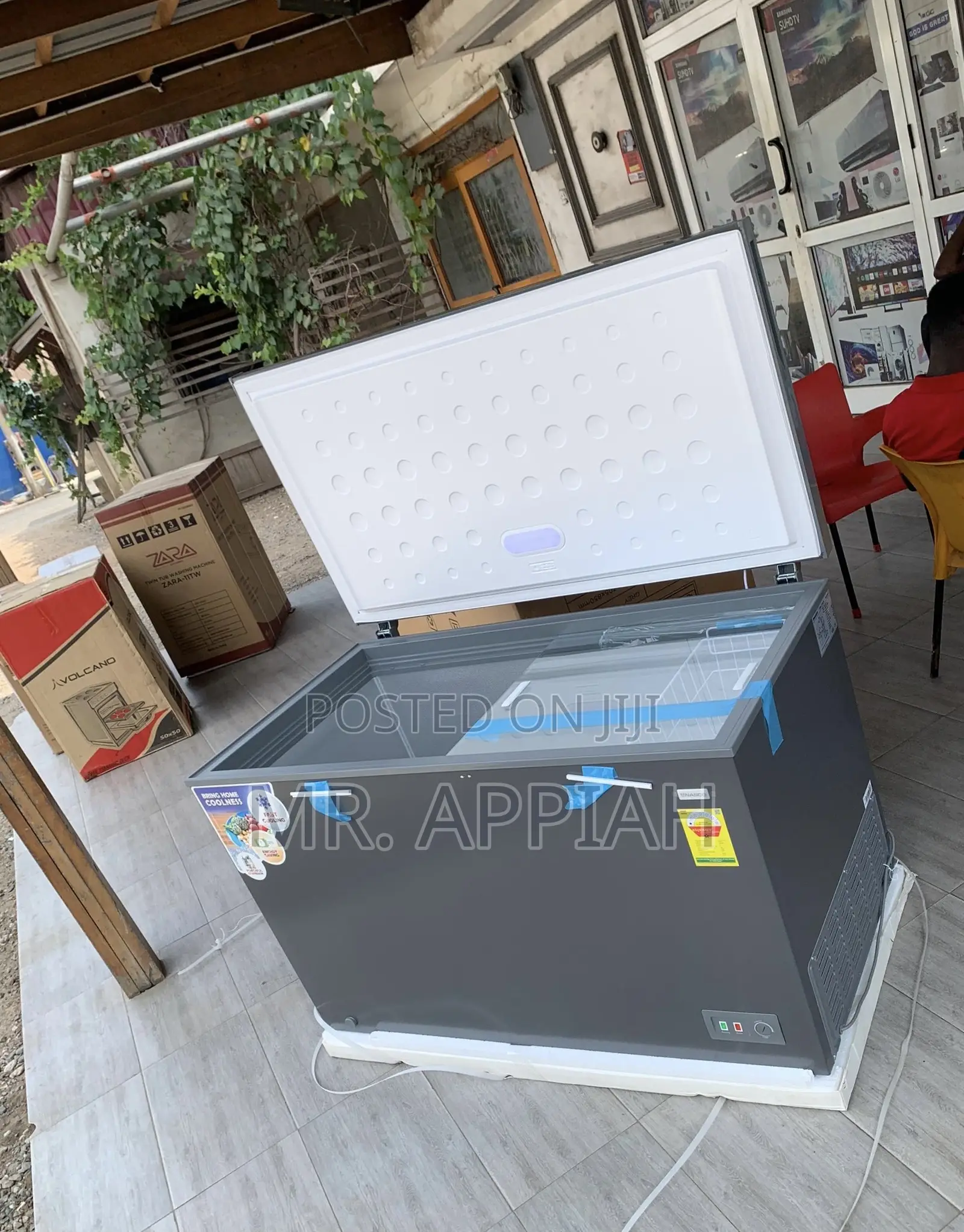 High Efficiency Nasco 380l Freezer(Nas420fl)Gray 