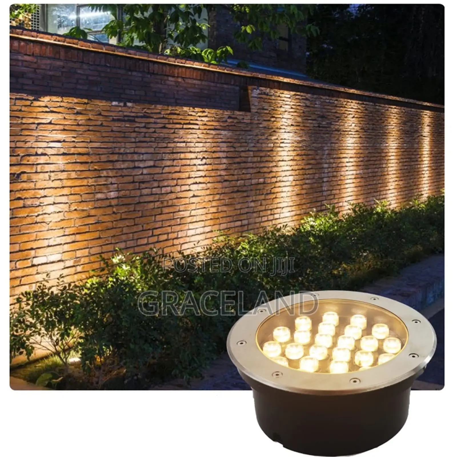 This Is Original Led Underground Light Warm 12 Eyes-12/12 Watts