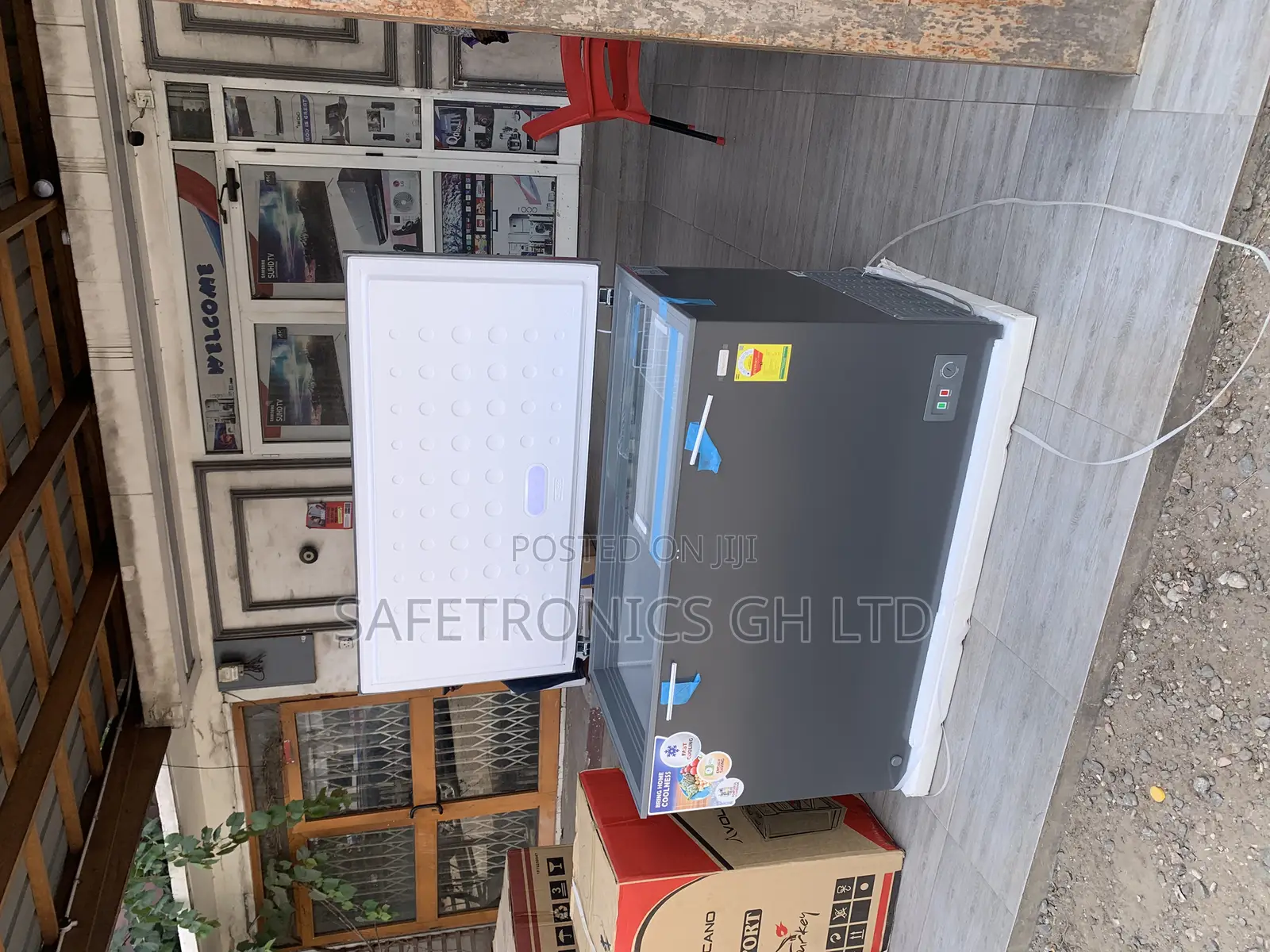 Lovely Design Grey Fast Nas-420 Singledoor 380 Liters Freezer