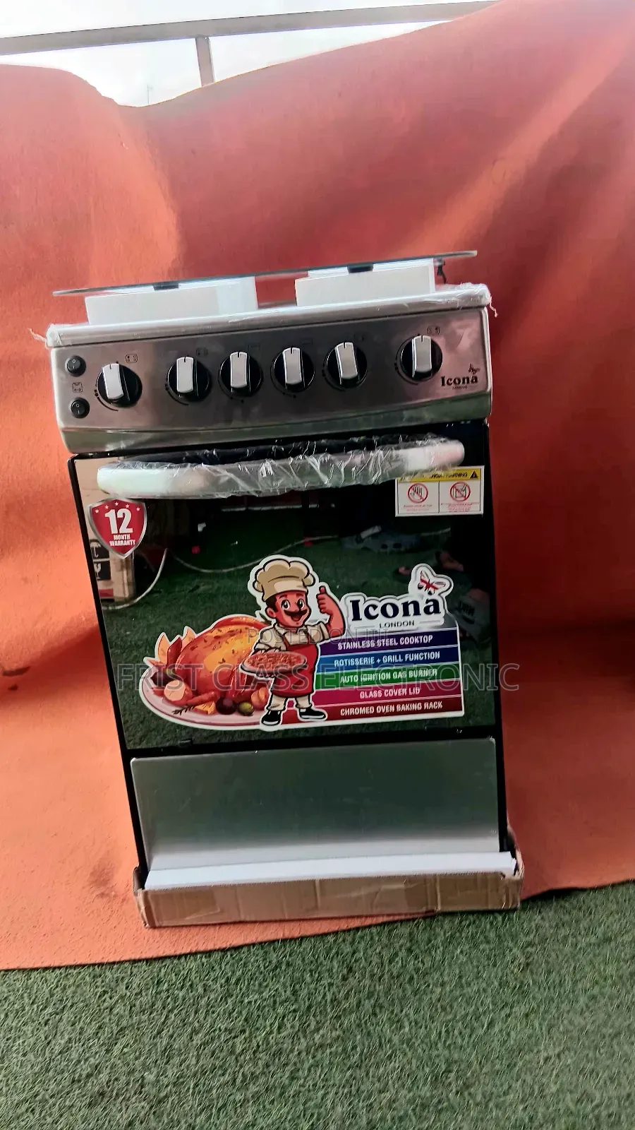 Icona Standing Gas Cooker — Icona Total Cooking Control