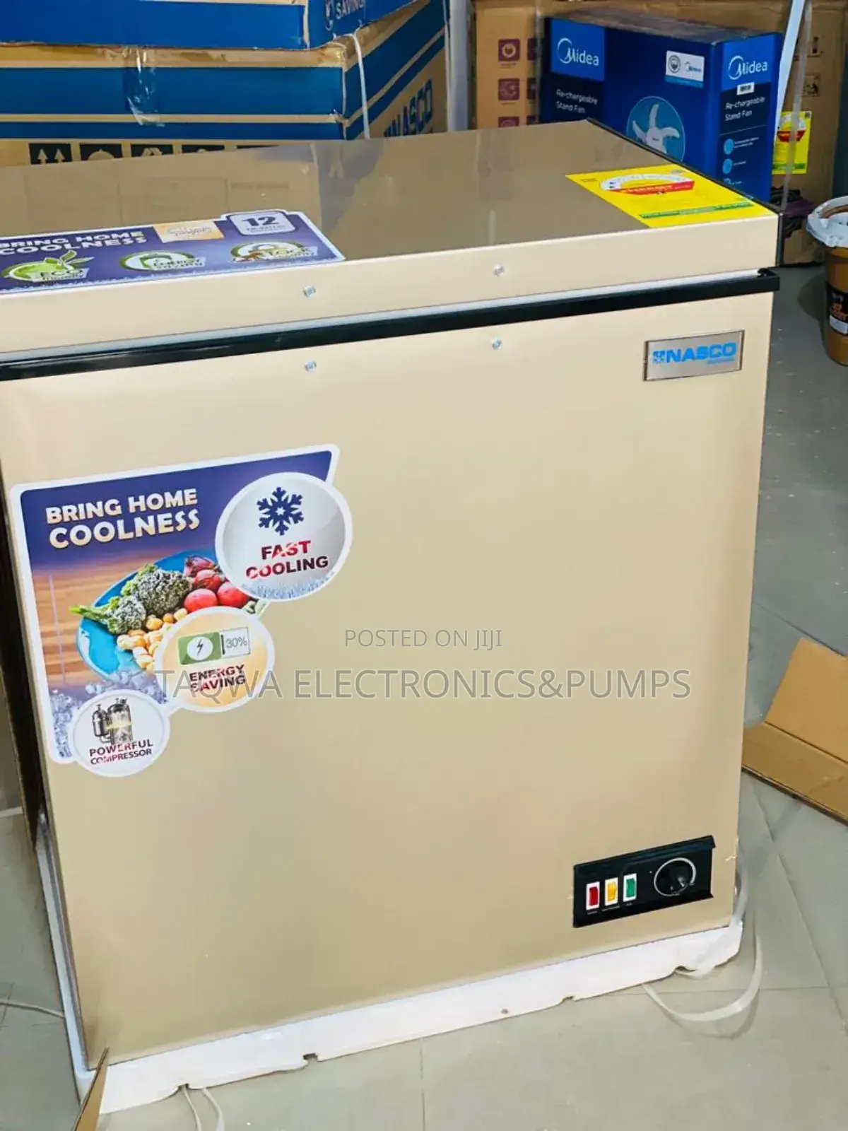 Gold Color Nasco 150l Chest Freezer