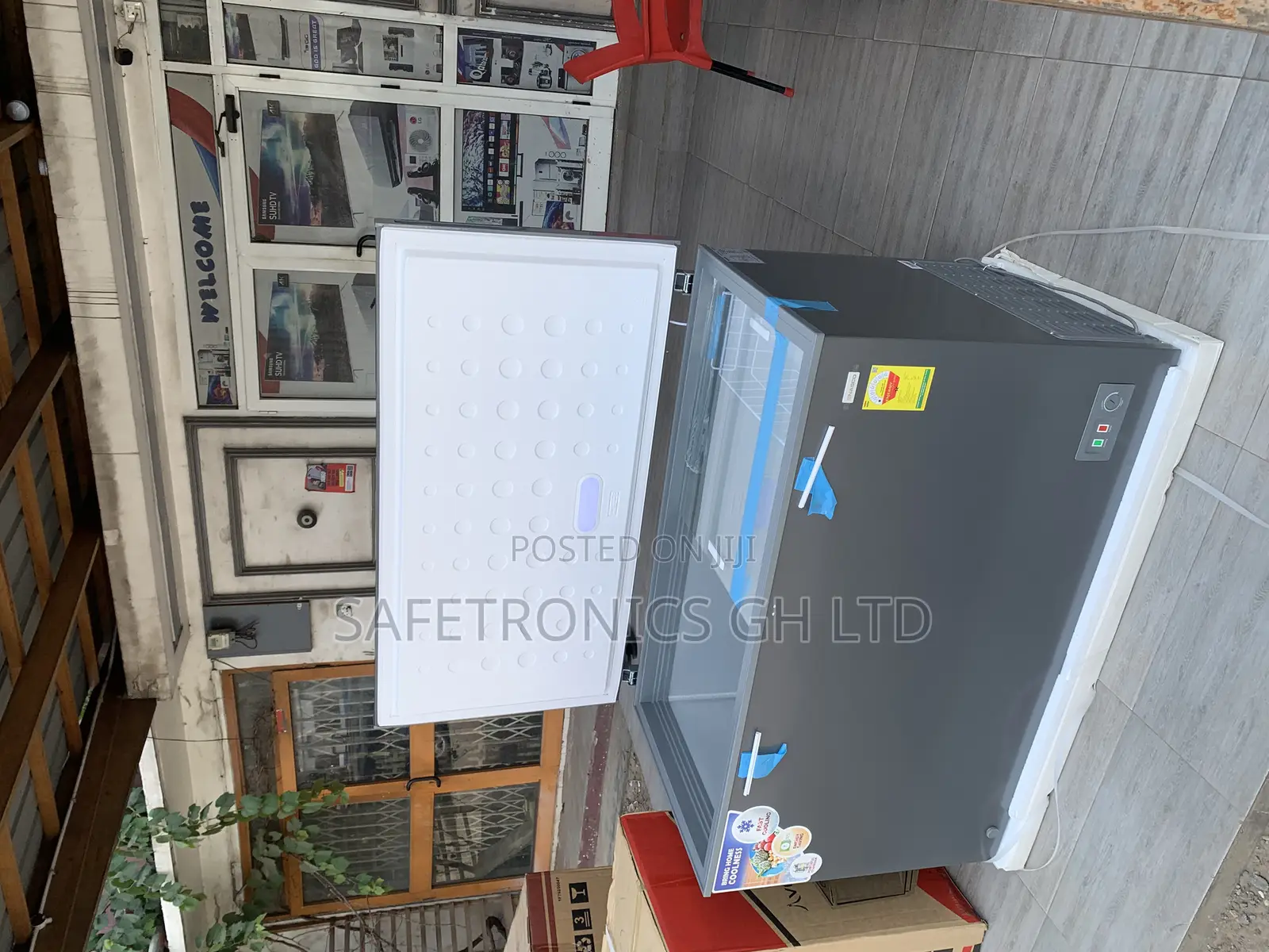 Grab Nasco Sliding Glass 380 Liters Nas-420 Singledoor Freezee