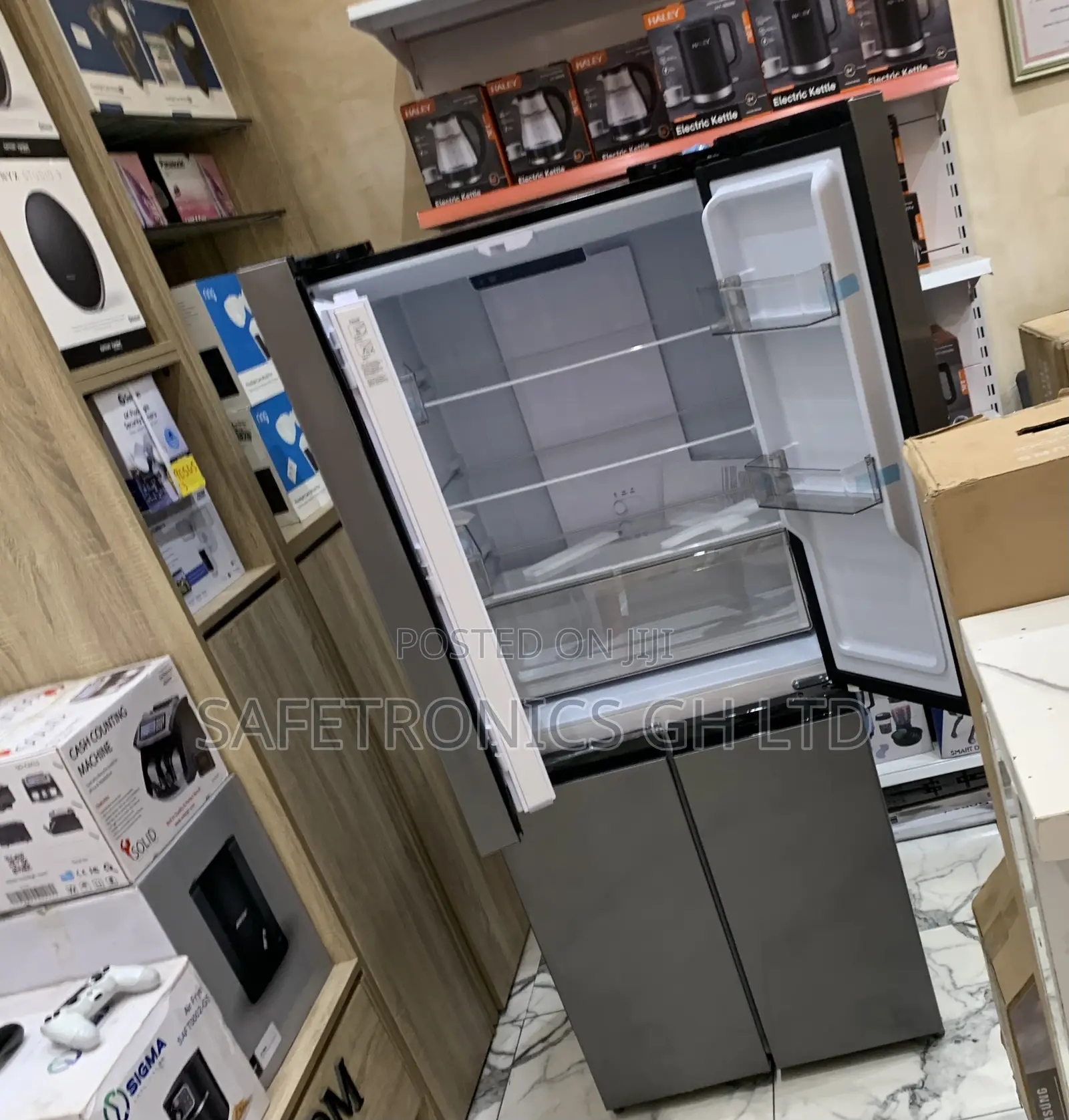 Zealous Fast Nasf2-400fl Side by Side Nasco Grey 4 Doors Fridge