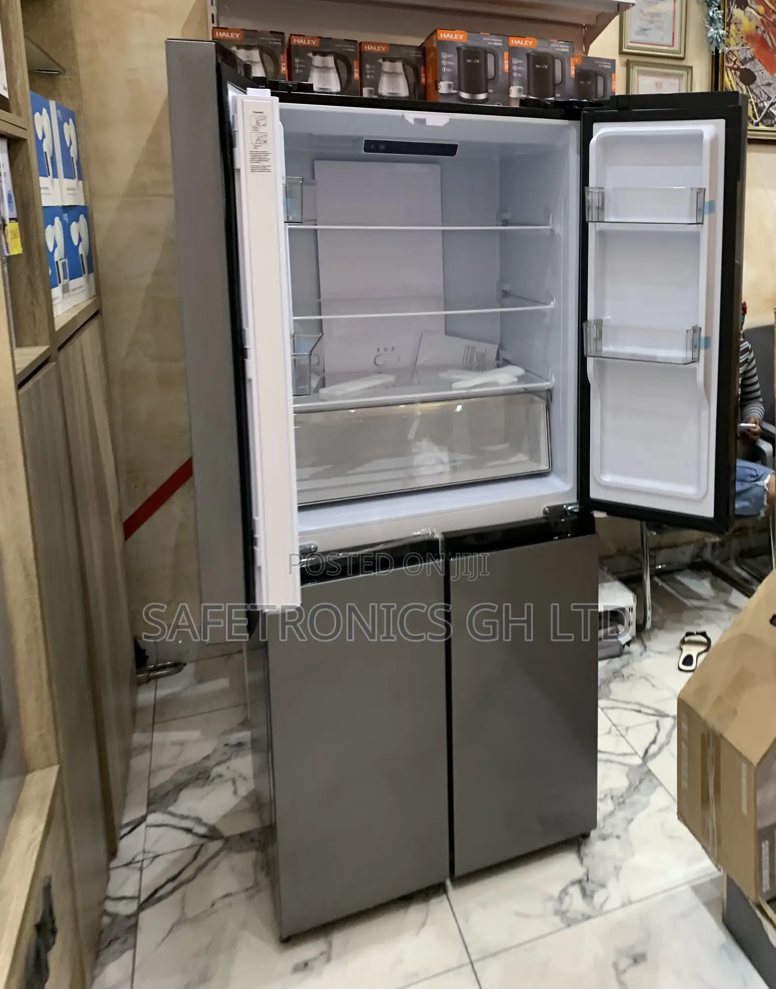 Try Out New Nasco Nasf2-400 Side by Side 4 Doors Fridge