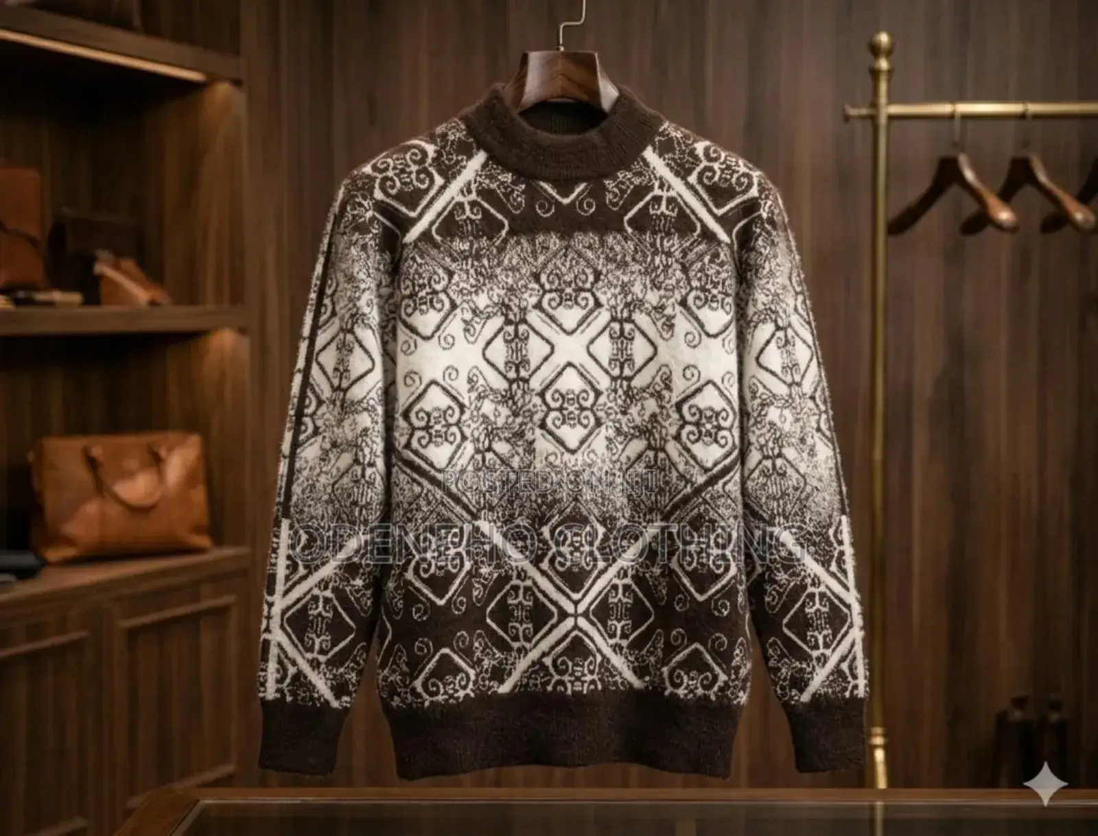 Wool Sweater for Classic Men
