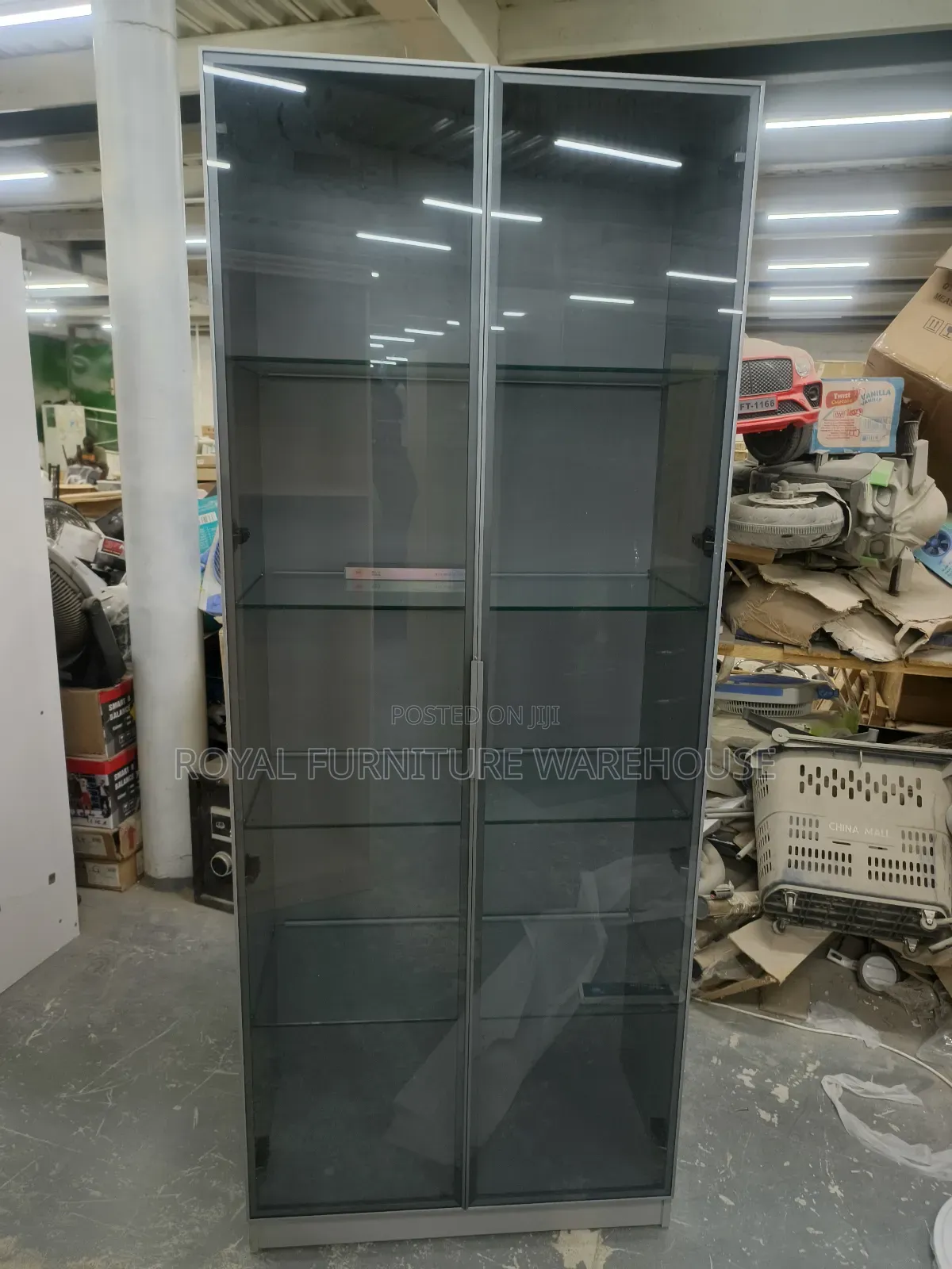 Led-lighted Glass Display Wine Cabinet (Jg-z-902)