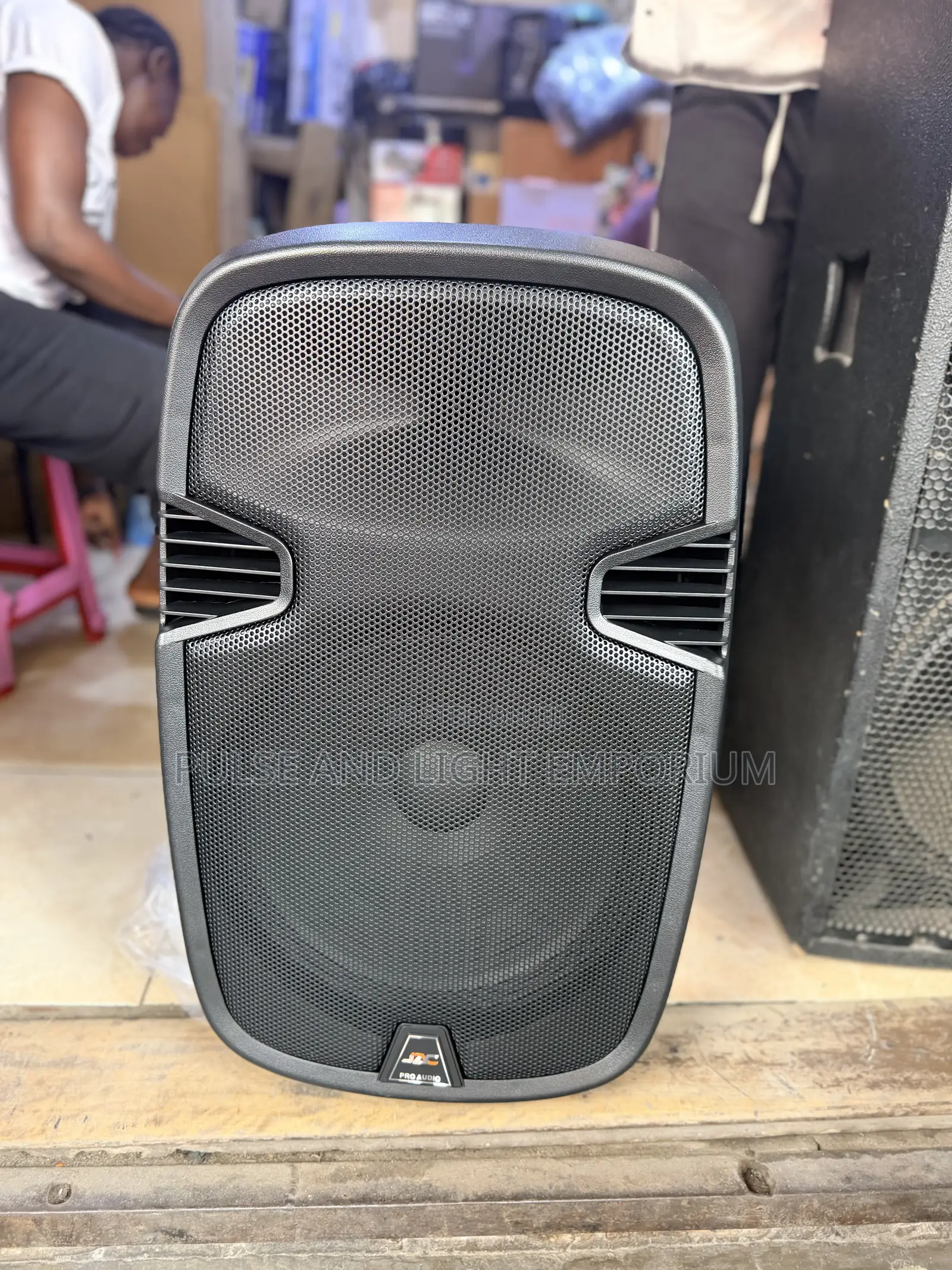 Jac-15 15-inch 1000 Watts Bluetooth Speaker(Two Microphones And Stand)