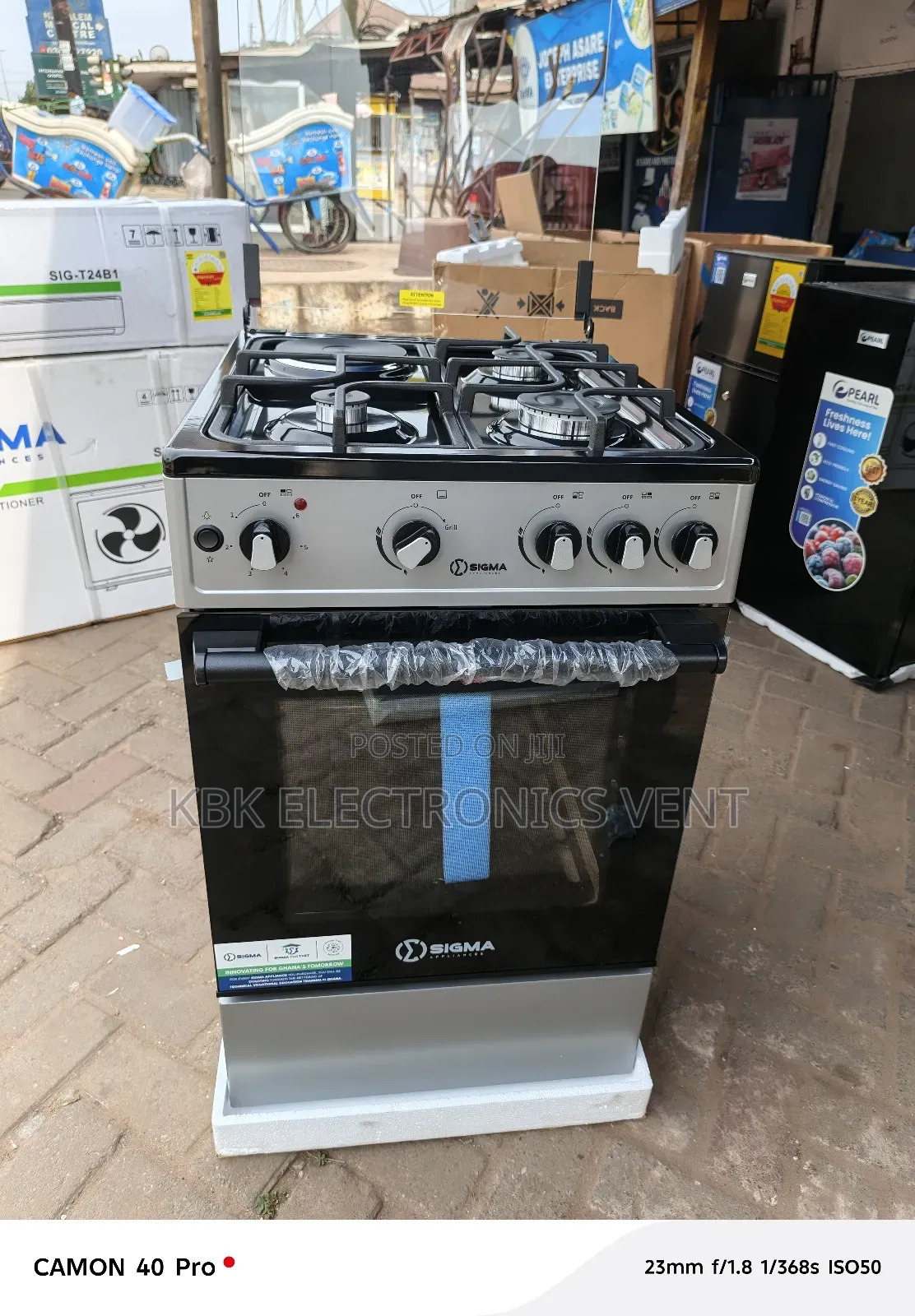 Sigma 50*50 3gas+1electric +Oven+ Grill