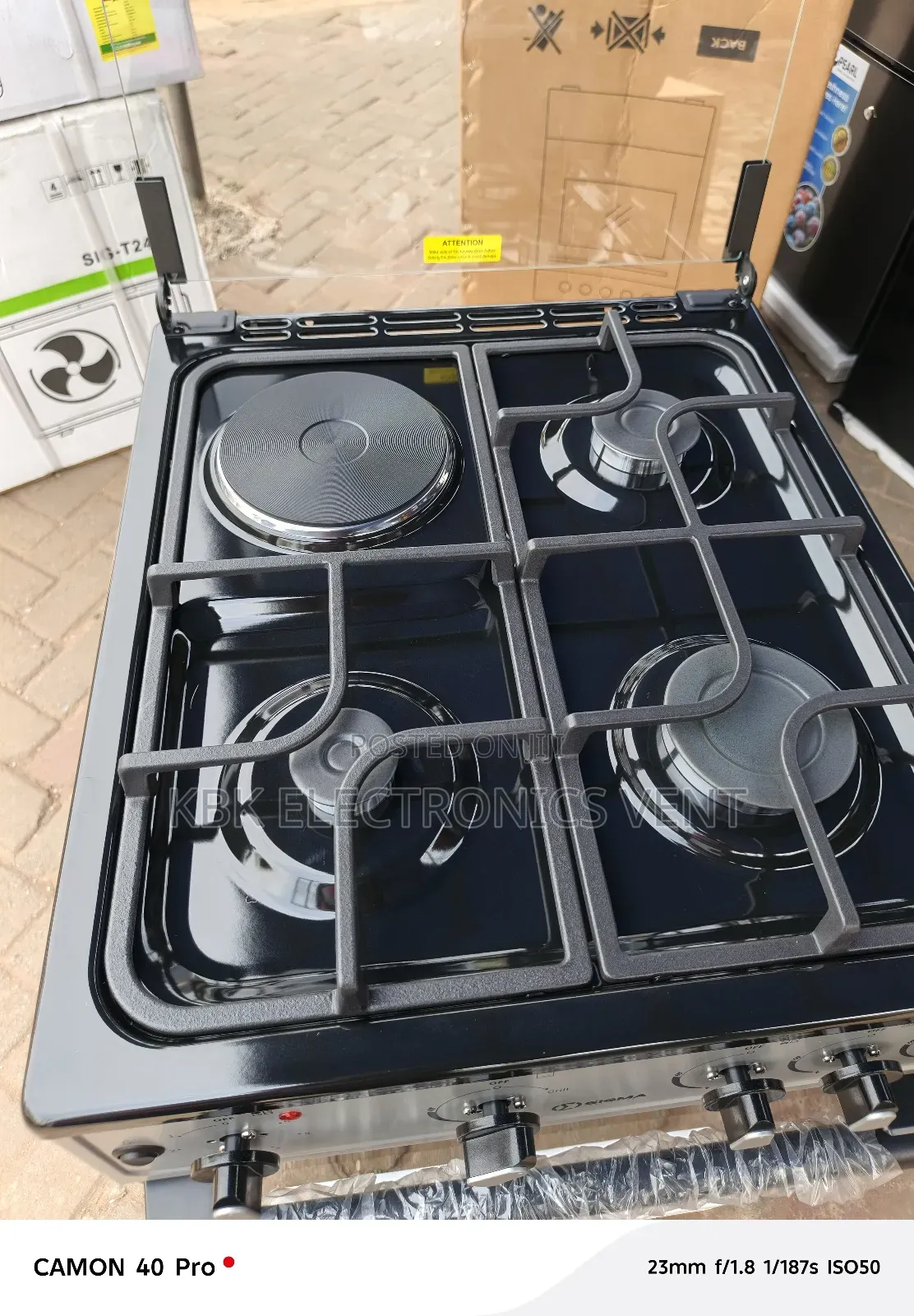 Sigma 50*50 3gas+1electric +Oven+ Grill