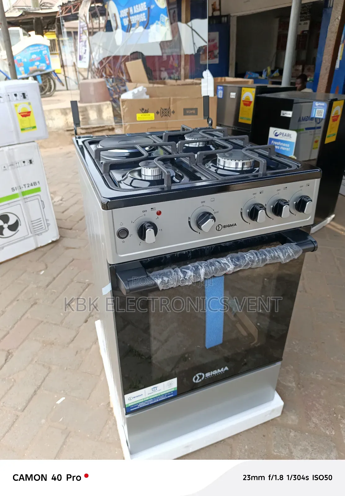Sigma 50*50 3gas+1electric +Oven+ Grill