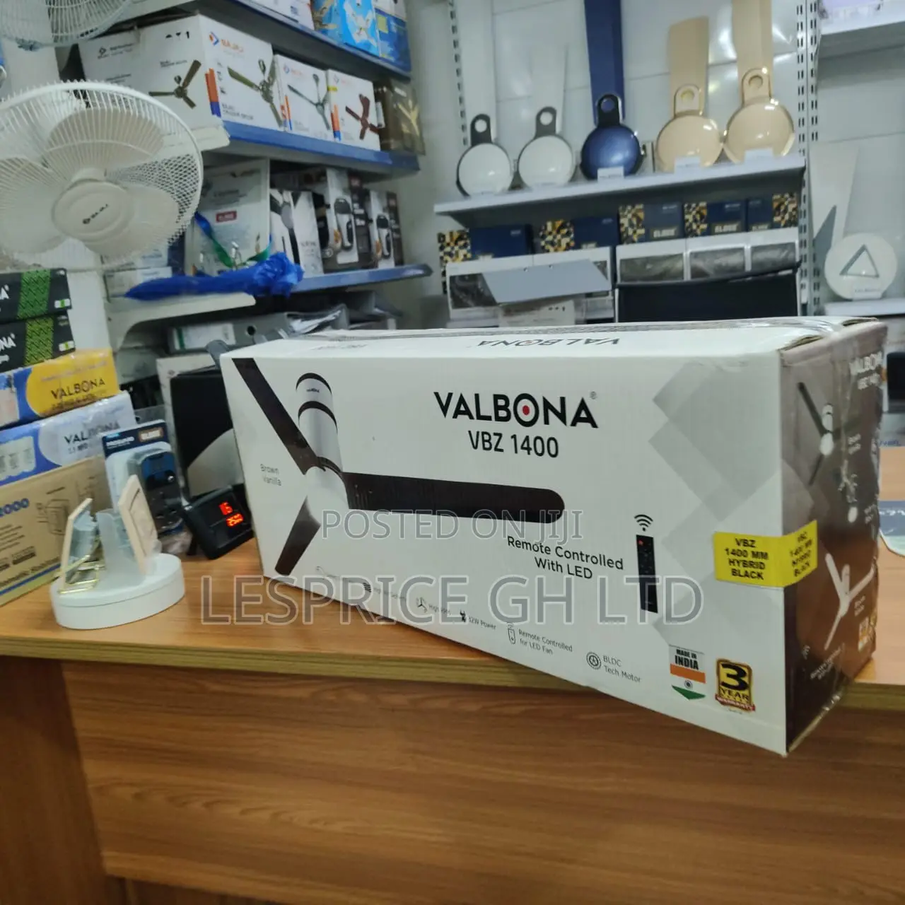Classy and Affordable Valbona Ceiling Fan With Luxury Light