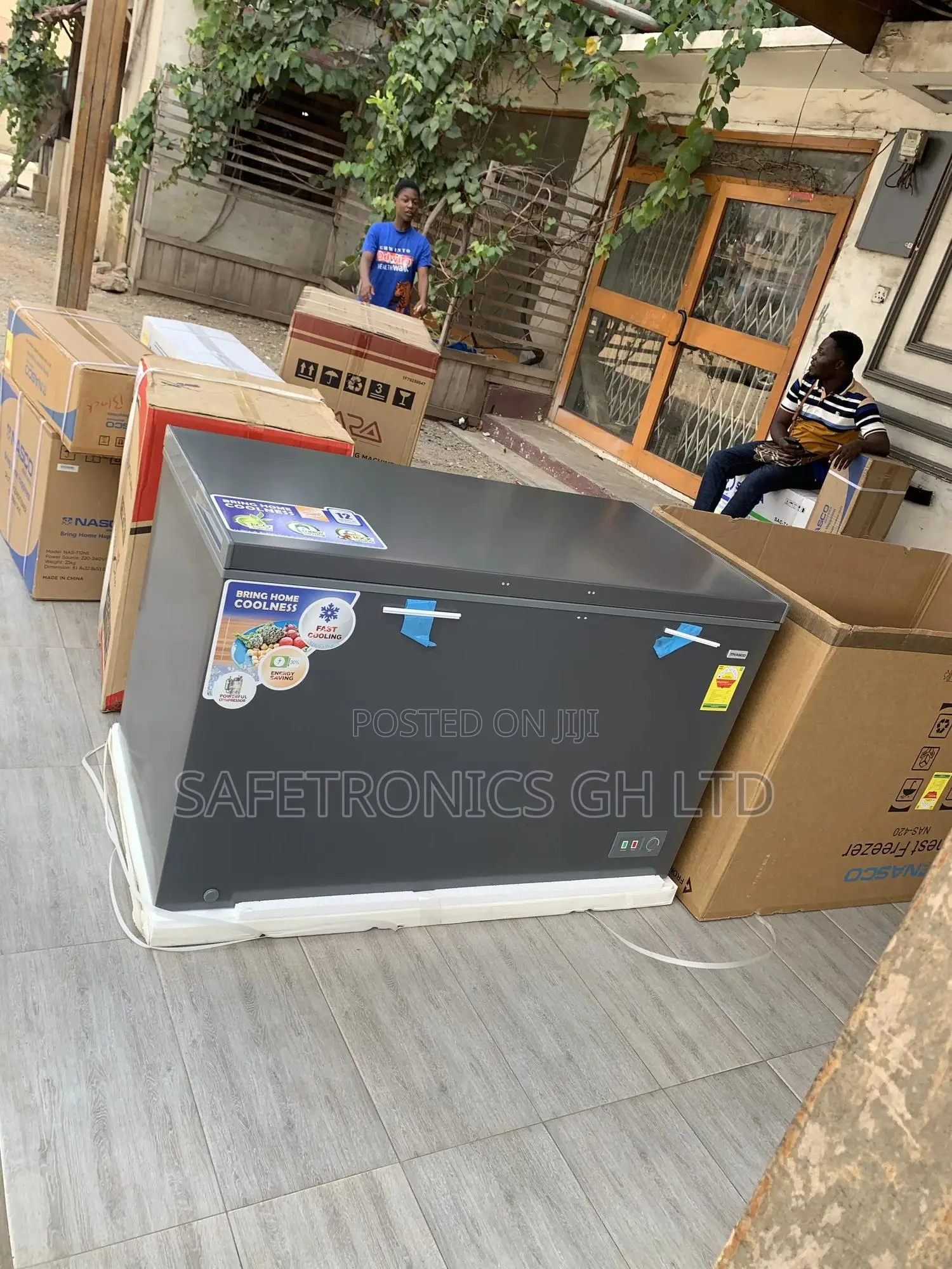 Authentic New 380 Liters Singledoor Grey Nasco Nas 420fl Freezer