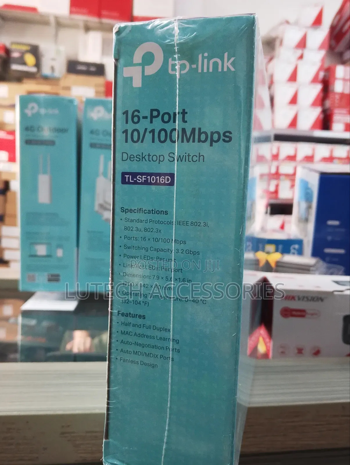 Tp Link 16 Port10/100mbps Desktop Switch (Tl-Sf1016d)