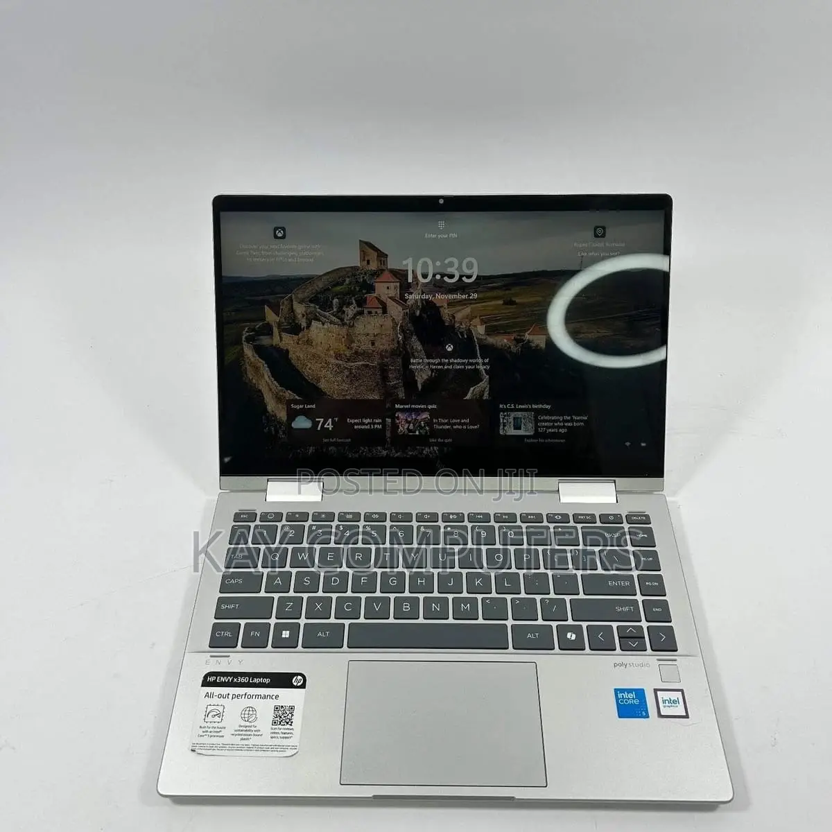 New Laptop HP Envy x360 8GB Intel Core 5 SSD 512GB
