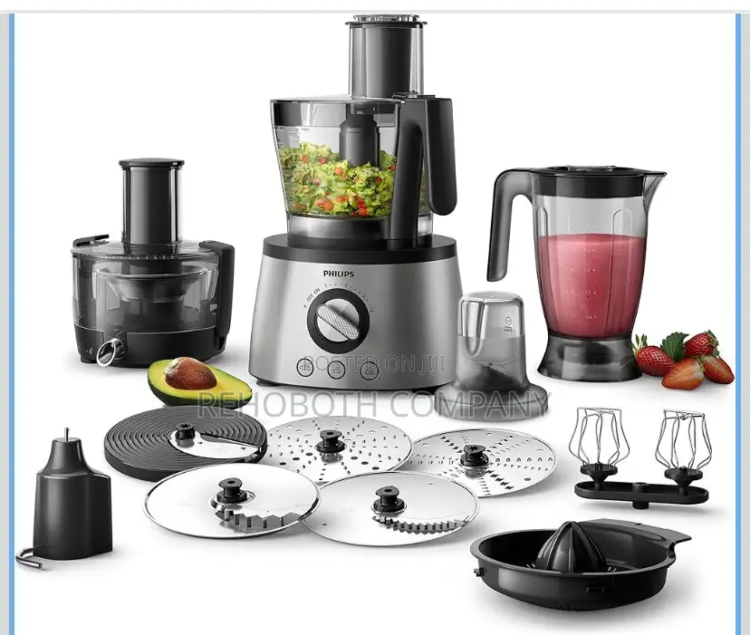 Philips 7000 Series Food Processor 1300w, 3.4l Bowl, 1.5l Jar, Blender