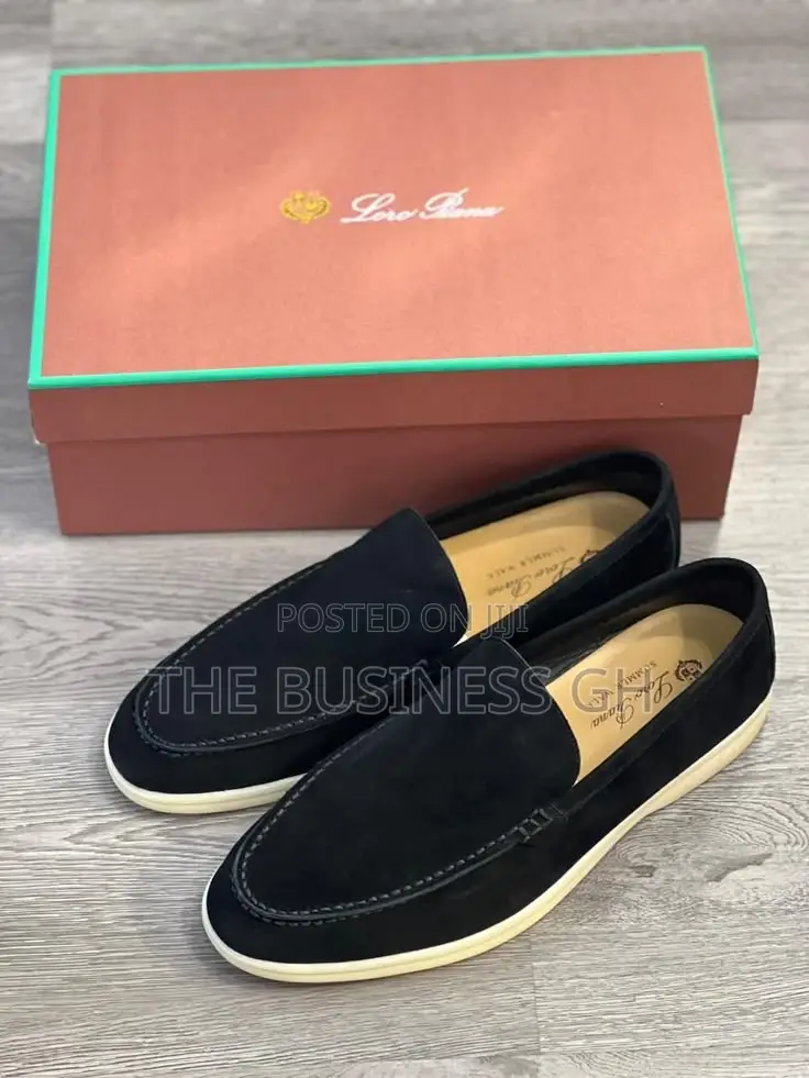 Loro Piana Loafers (Black)