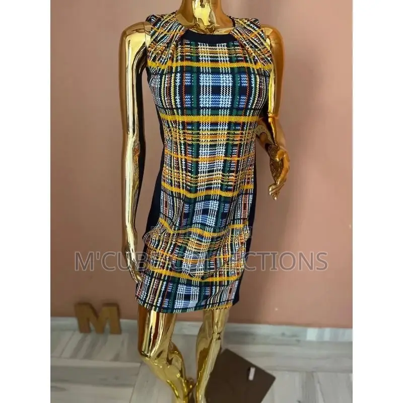 Vibrant Plaid Mini Dress