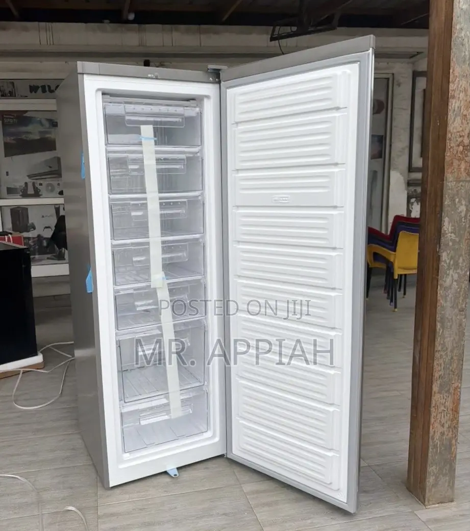 Sleek Nasco Single Door Upright Standing Freezer(Nasd1-33)242l