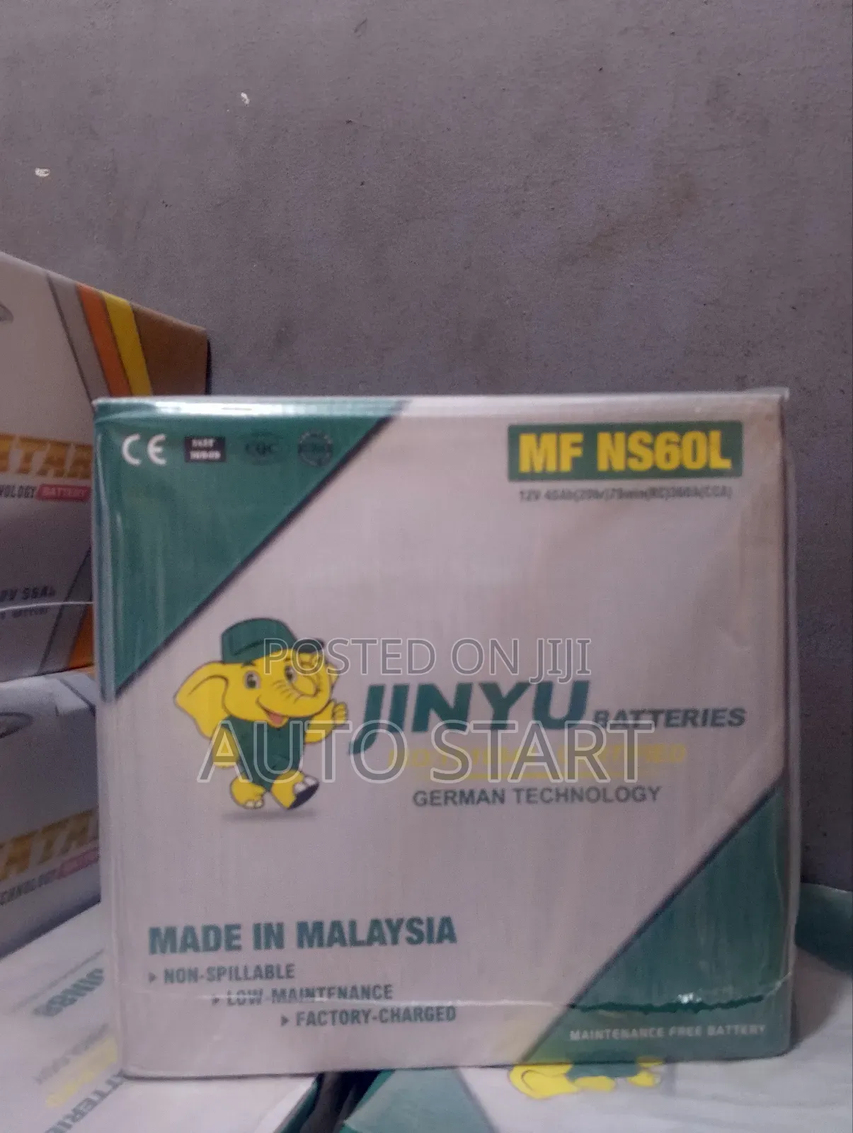 Car Battery 45ah/11 Plate Small Polls +Free Delivery Within Accra