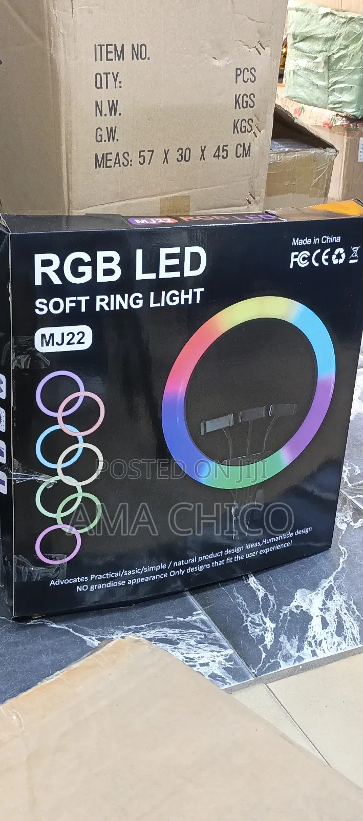 22 Inches RGB Ring Light