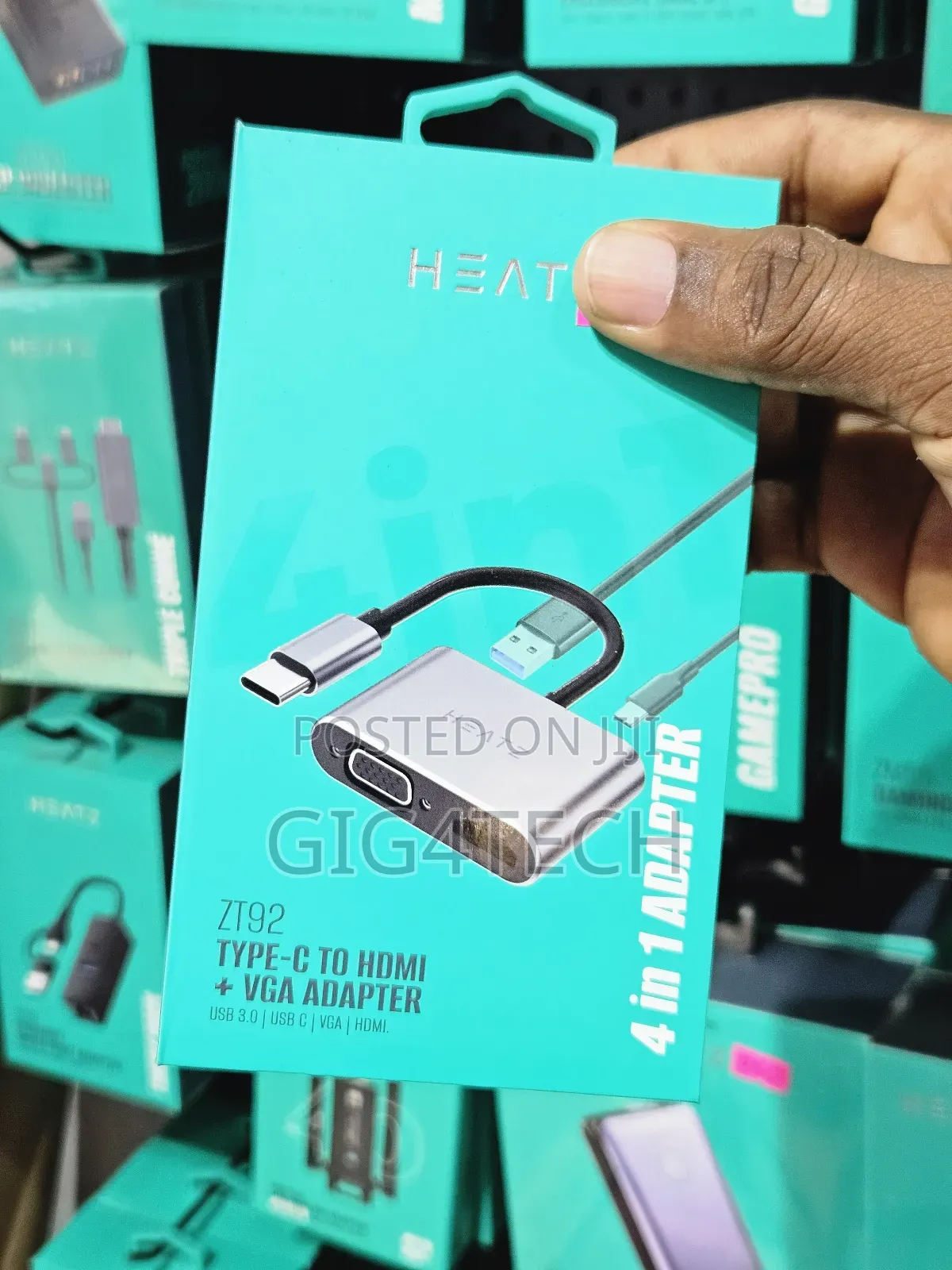 Heatz Zt92 Type-C to Hdmi and Vga