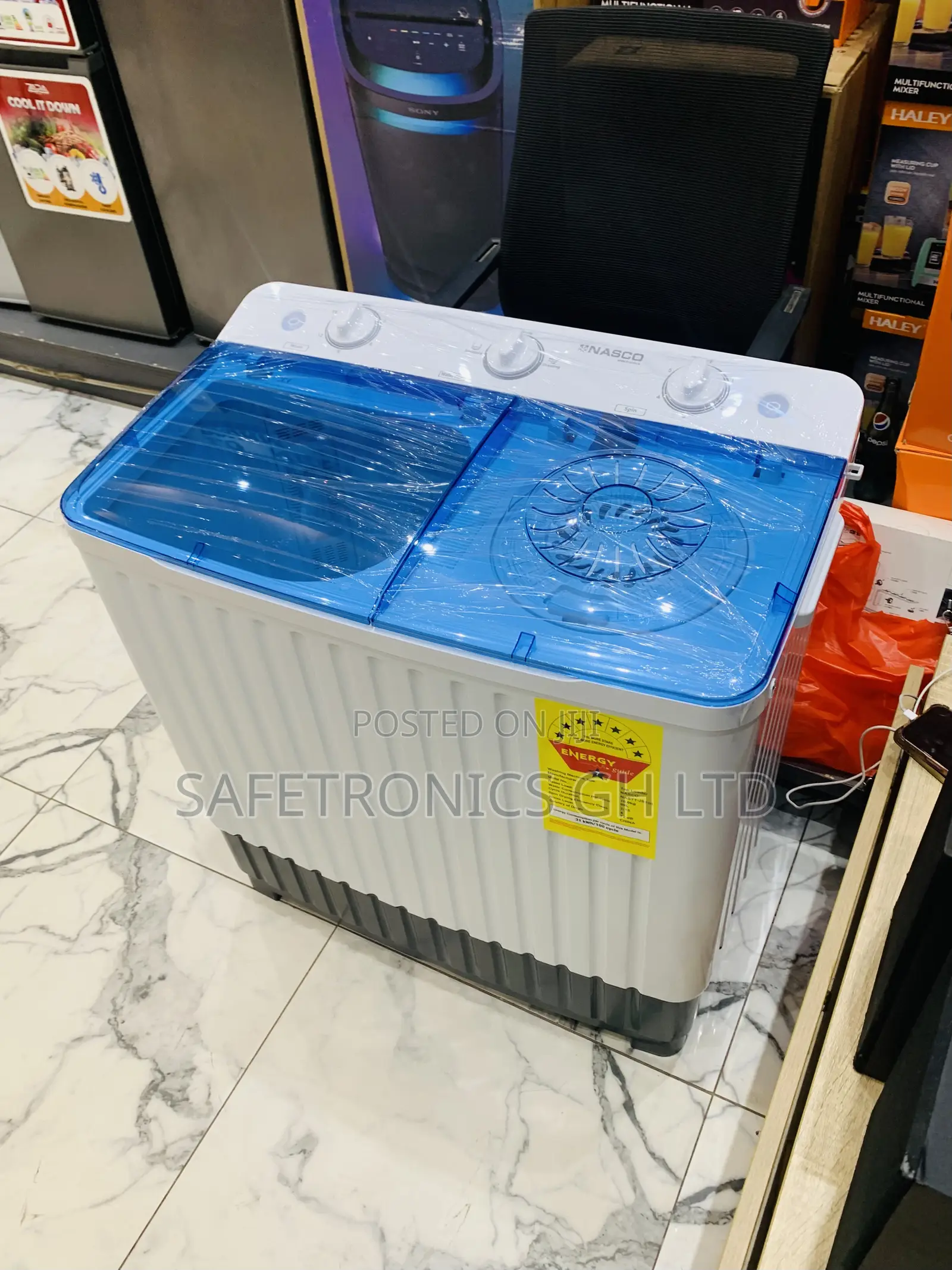 Nasco Anti Rust 10kg Topload Semiautomatic Electric Washingmachine