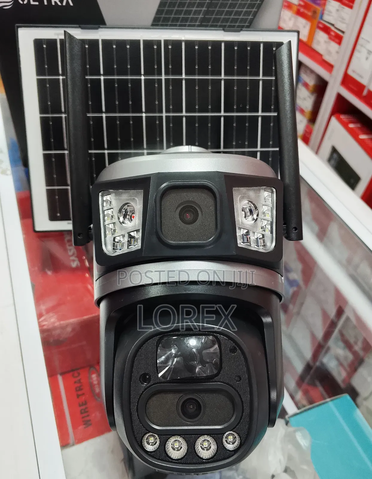 Solar 4g Sim Camera Ultra 2lens 8mp Full Color Always on Video