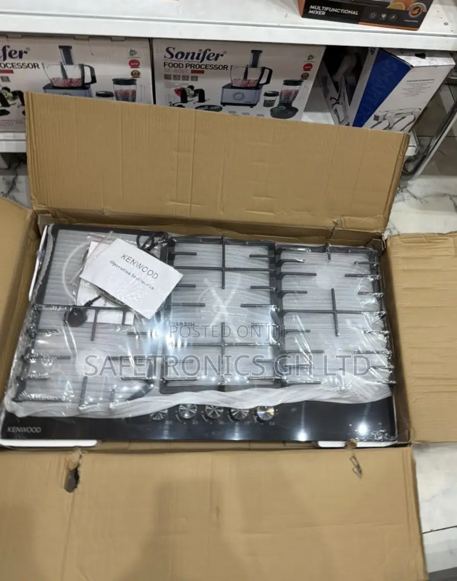 New Exclusive 90cm Kenwood 4 Gas 1 Electric Black
