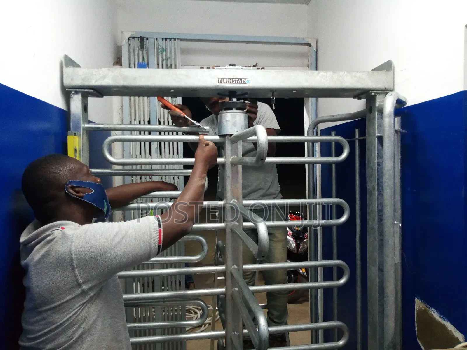 Turnstile Gate Installation