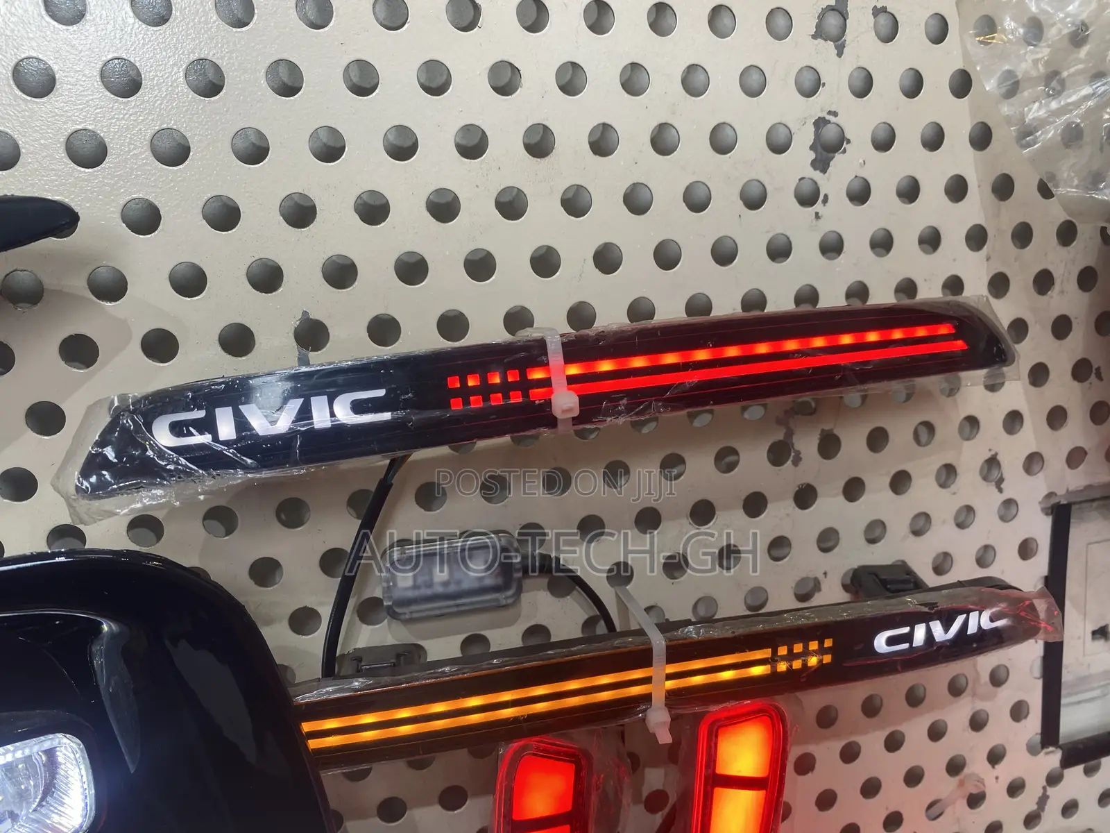 Honda Civic 2022 To 2024 Led Bracket Bumper Reflector