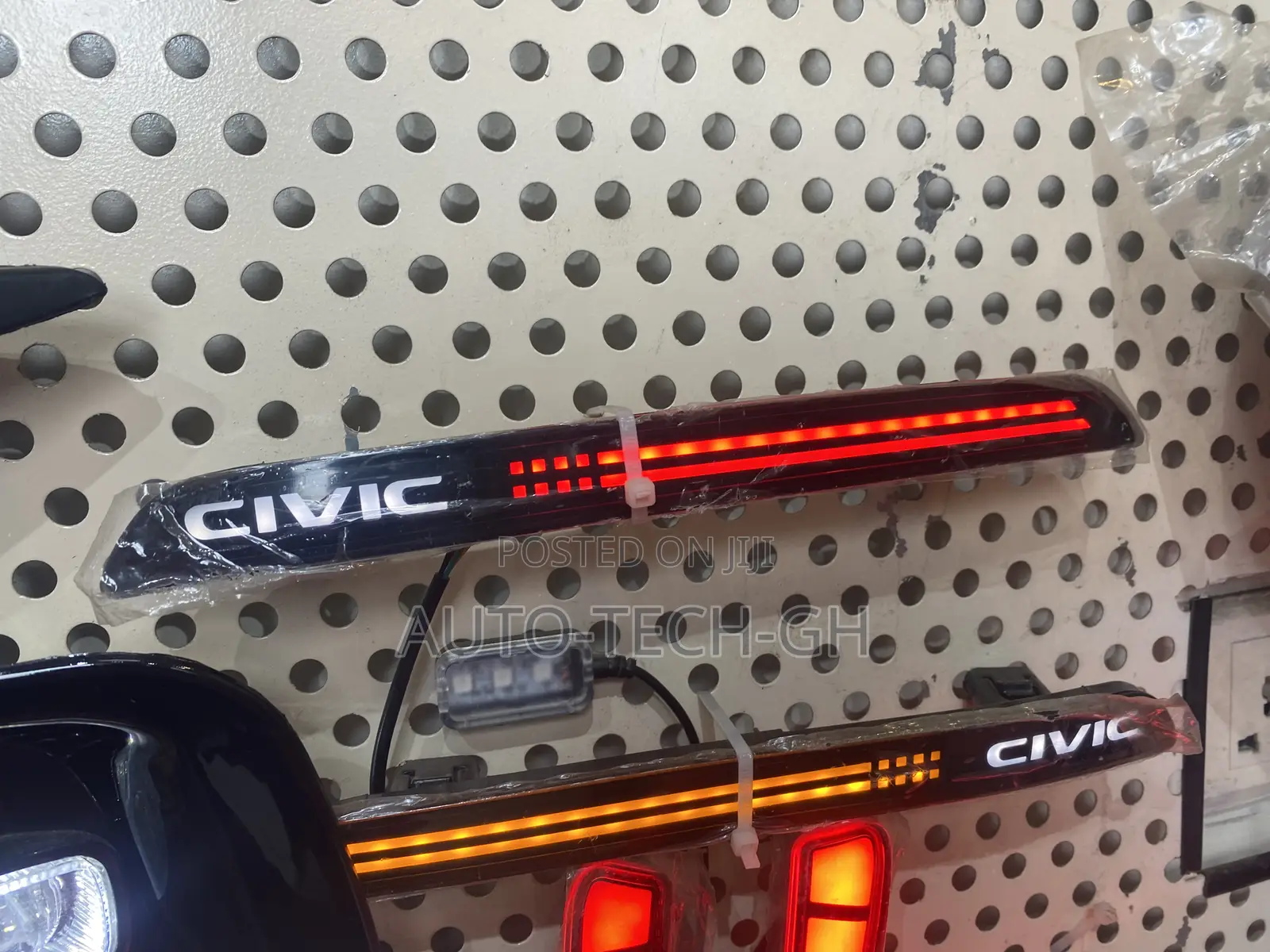 Honda Civic 2022 To 2024 Led Bracket Bumper Reflector