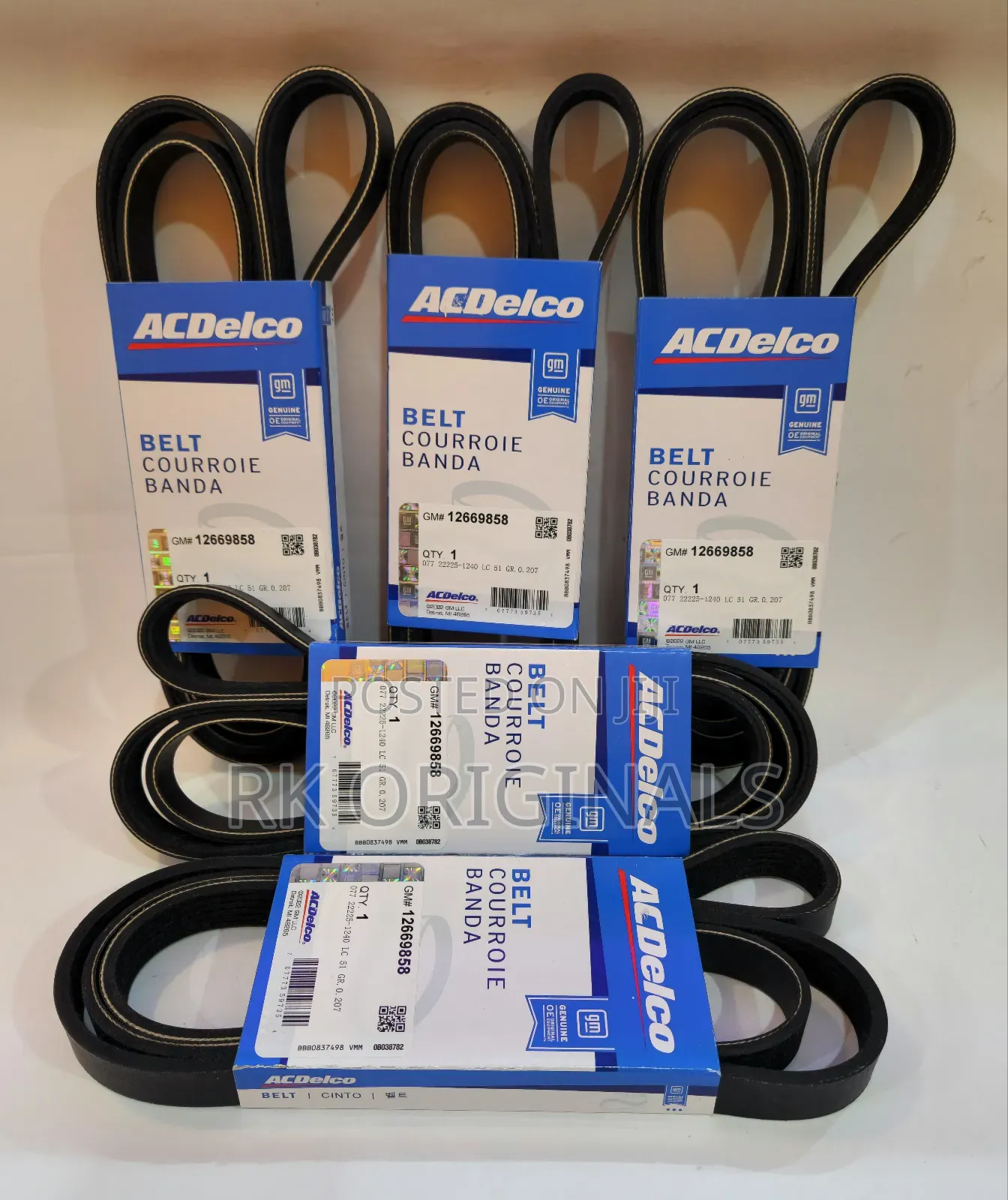 Escalade/Tahoe/Silverado 21-26 Serpentine (Fan) Belt Ac Delco 🇺🇸
