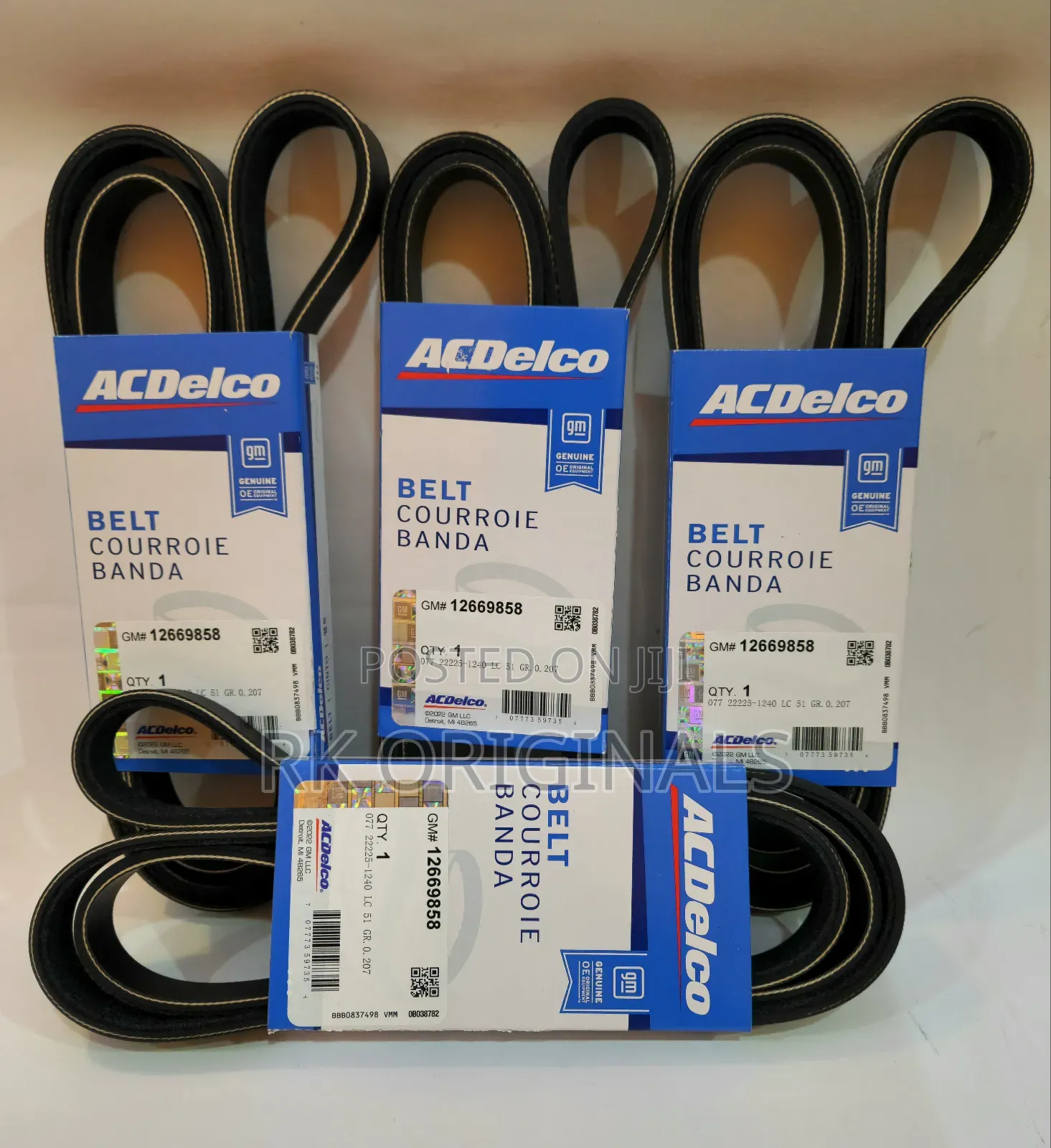 Escalade/Tahoe/Silverado 21-26 Serpentine (Fan) Belt Ac Delco 🇺🇸