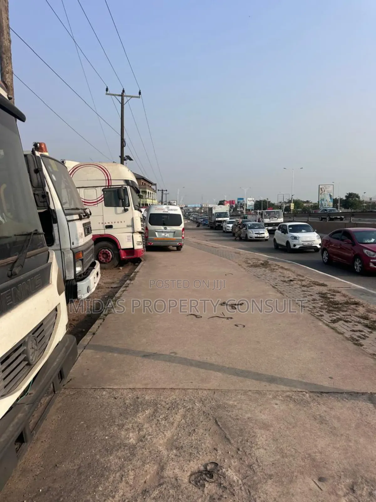 2 1⁄2 Road Side Land for Sale at Dome Achimota Highway