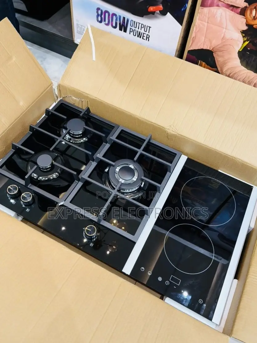 Authentic New Black Built in 60-90 3-2 Gas Electric Stuff Kenwood
