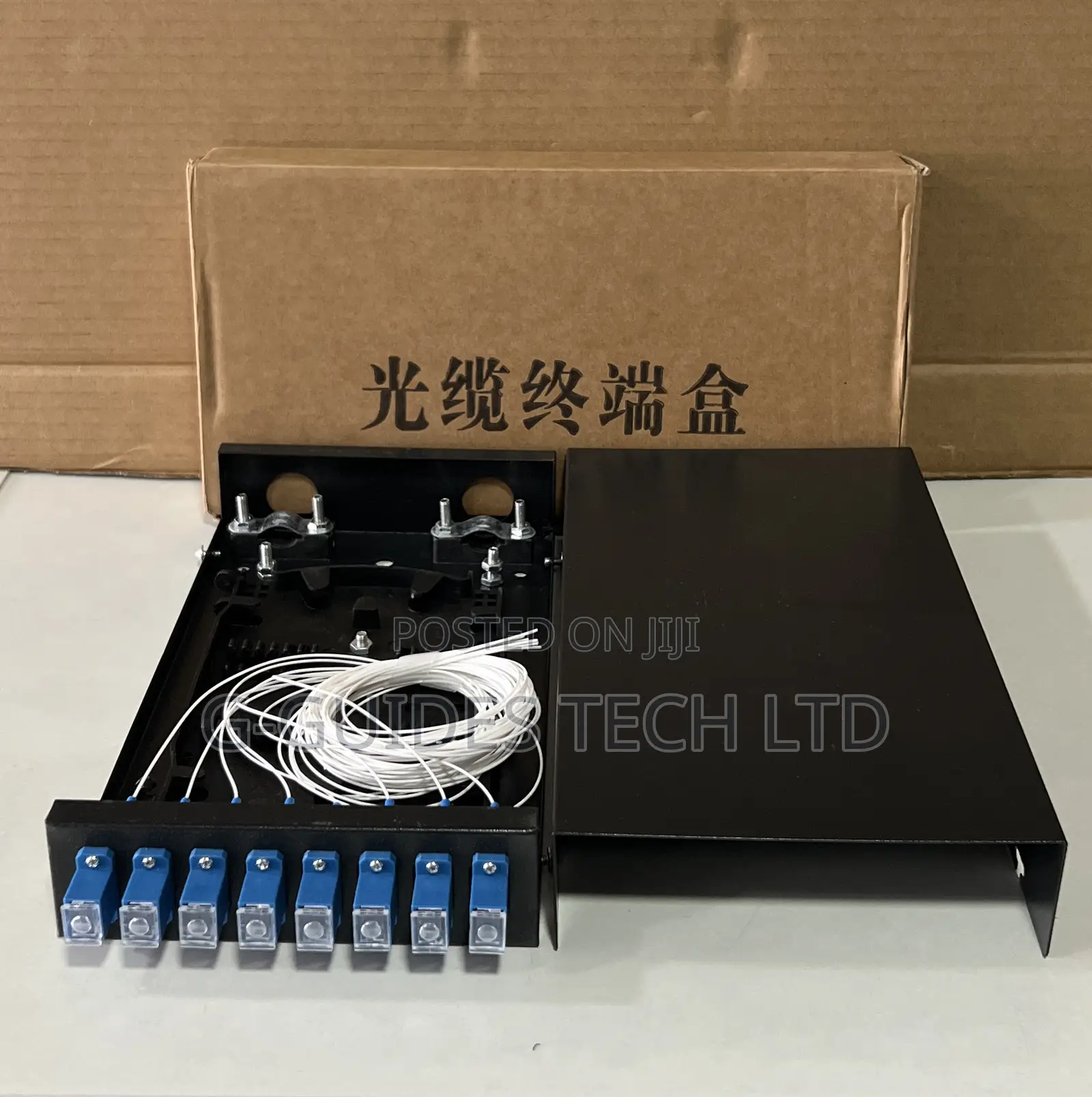 8-Port Fiber Odf With Sc Connector, 8port Fiber Patch Panel