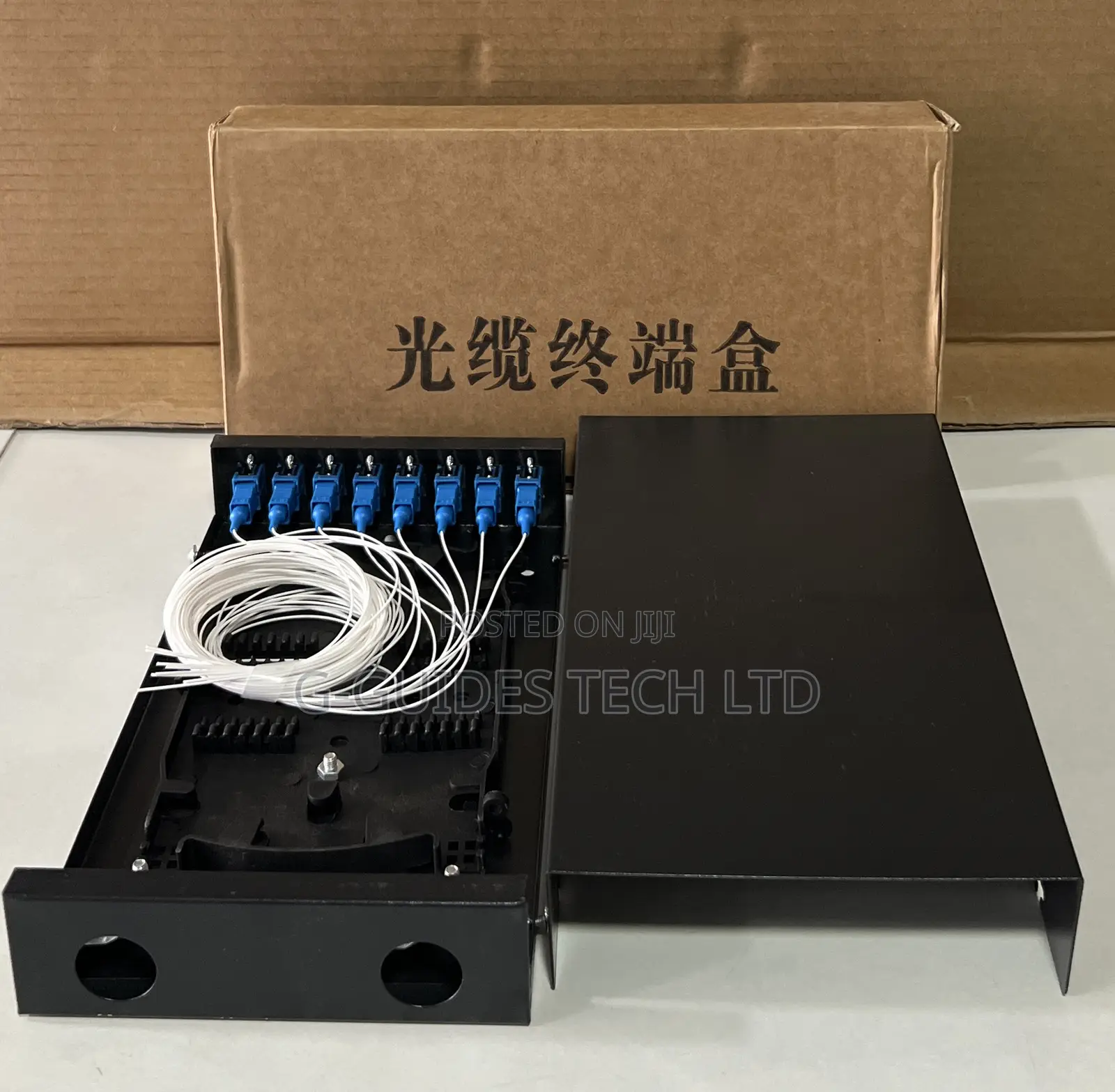 8-Port Fiber Odf With Sc Connector, 8port Fiber Patch Panel