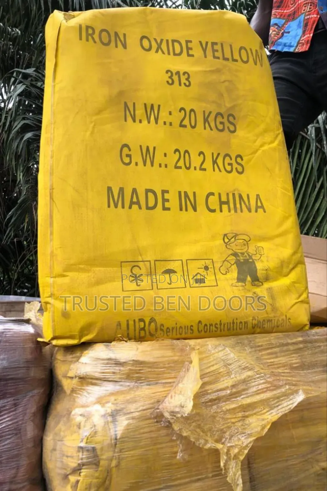 Yellow Iron Oxide Color Pigment For Paint Making And Concrete Works