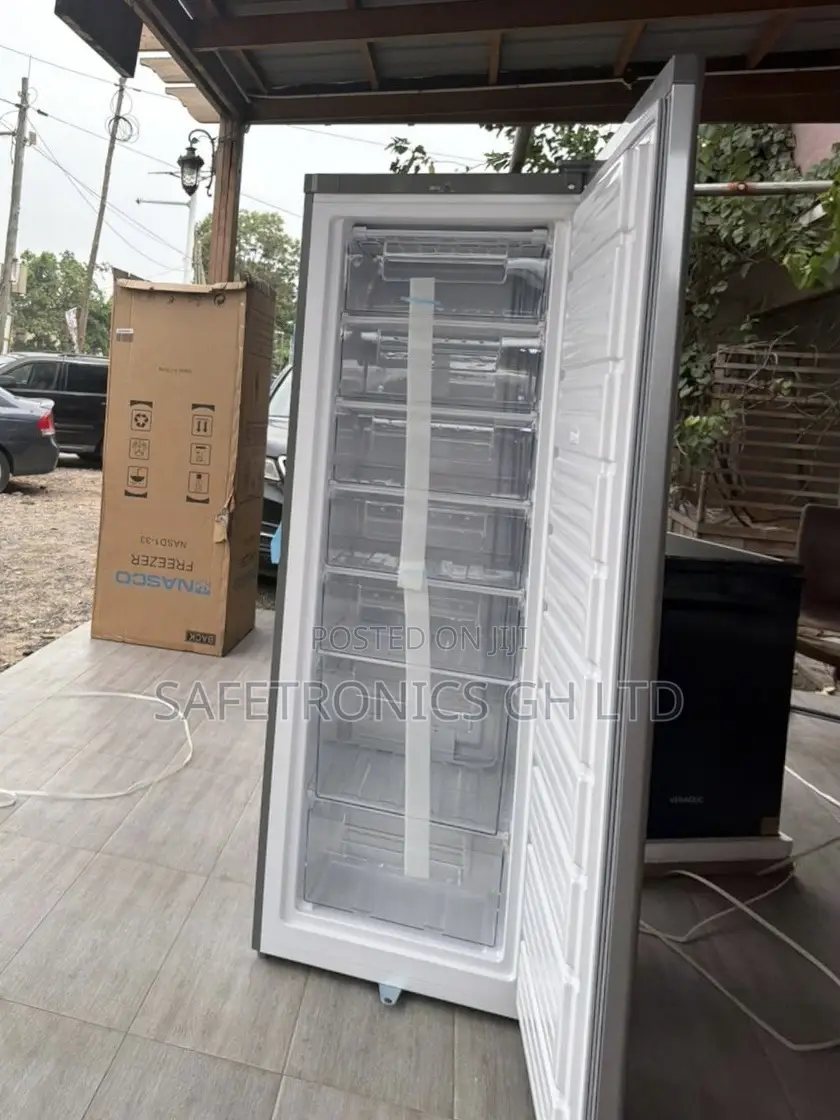 Quality Upright Nasco 242 Liters (Nasd1-33) Grey Standing Freezer