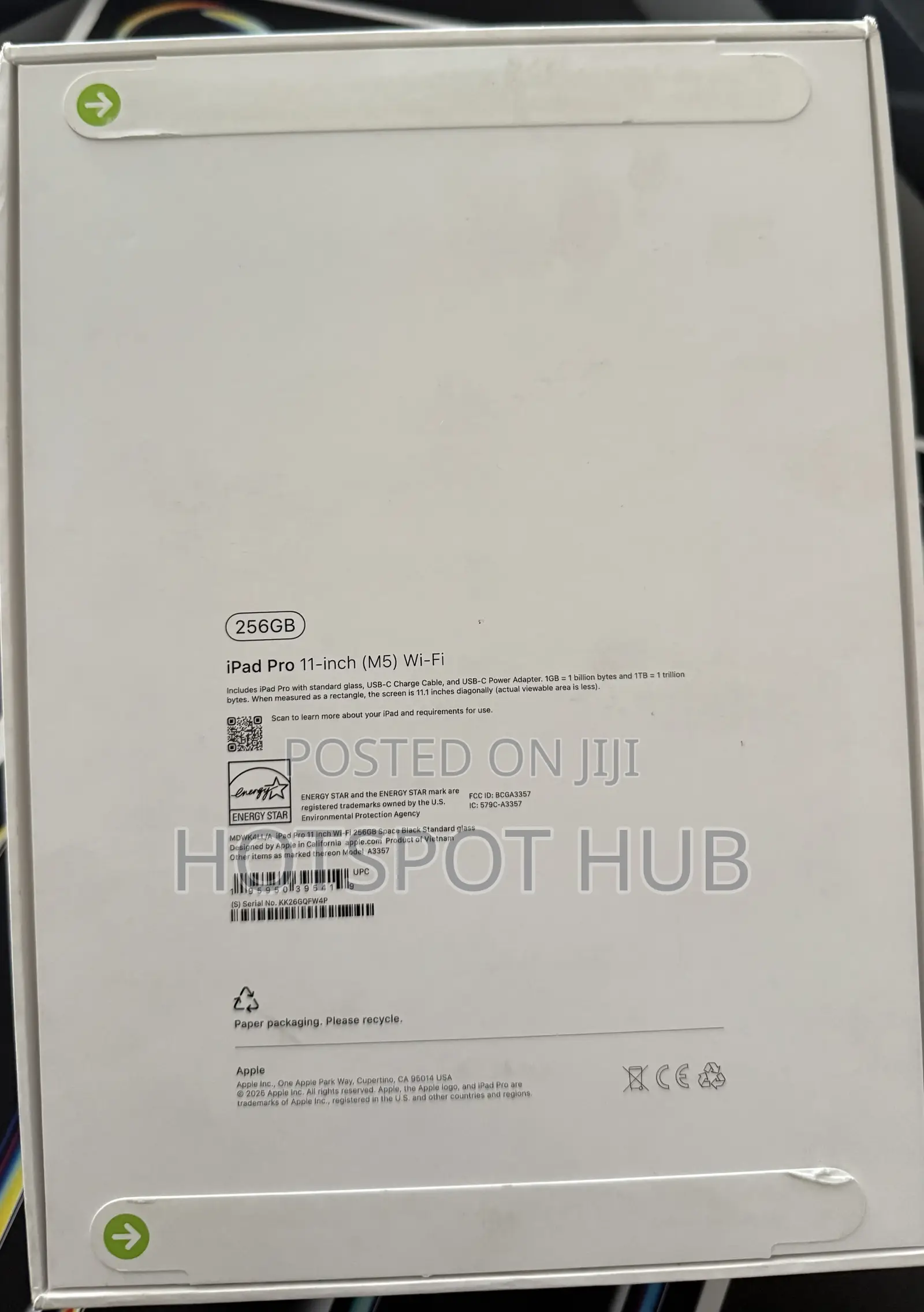New Apple iPad Pro 11 (2025) 256 GB Black