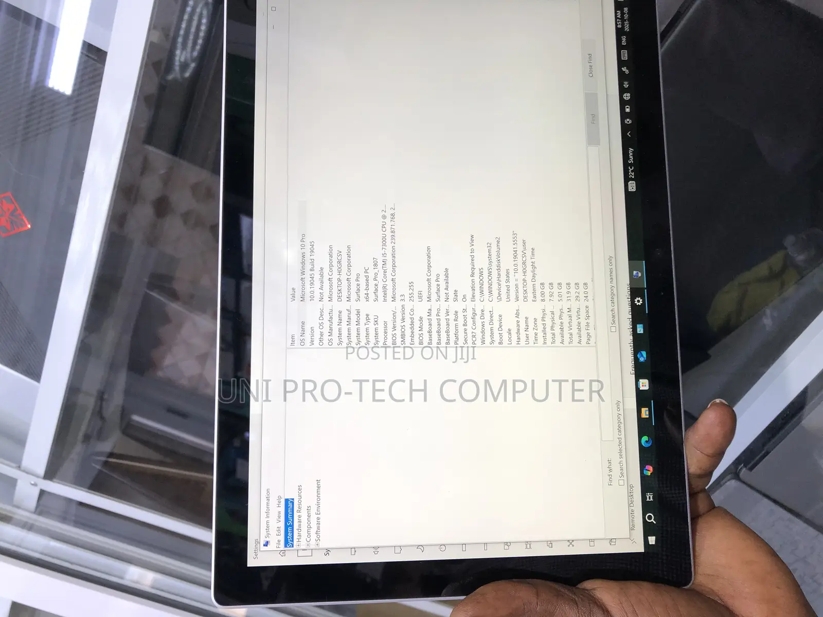 Laptop Microsoft Surface Pro 5 8GB Intel Core i5 SSD 256GB