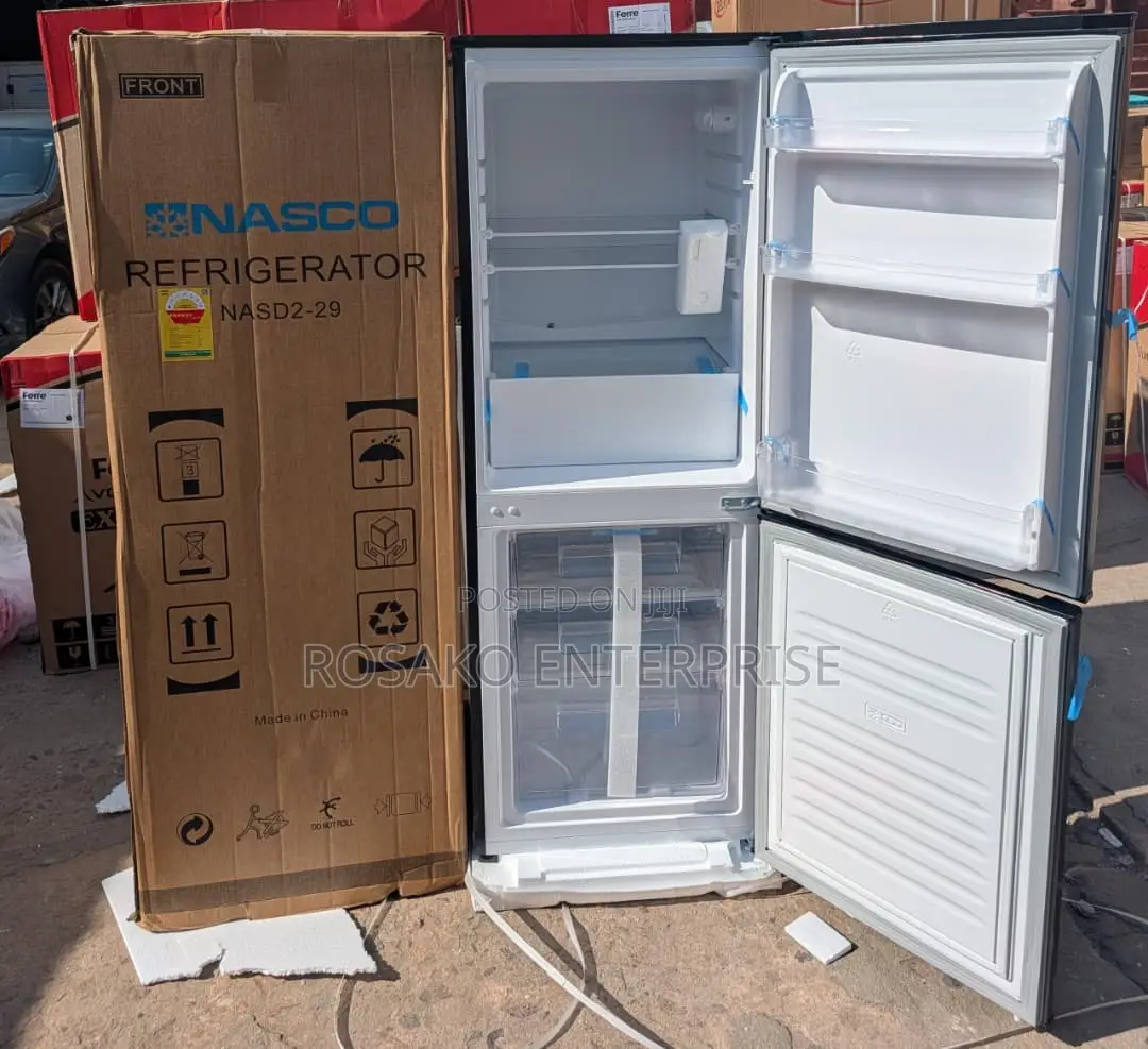 Nasco 207l Bottom Freezer Refrigerator