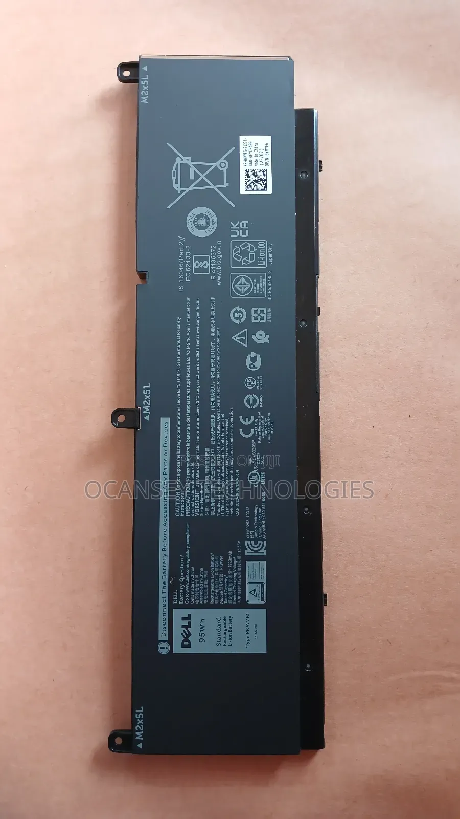 Original Dell Pkwvm Battery For Precision 7550 7750 7560 7760 Series