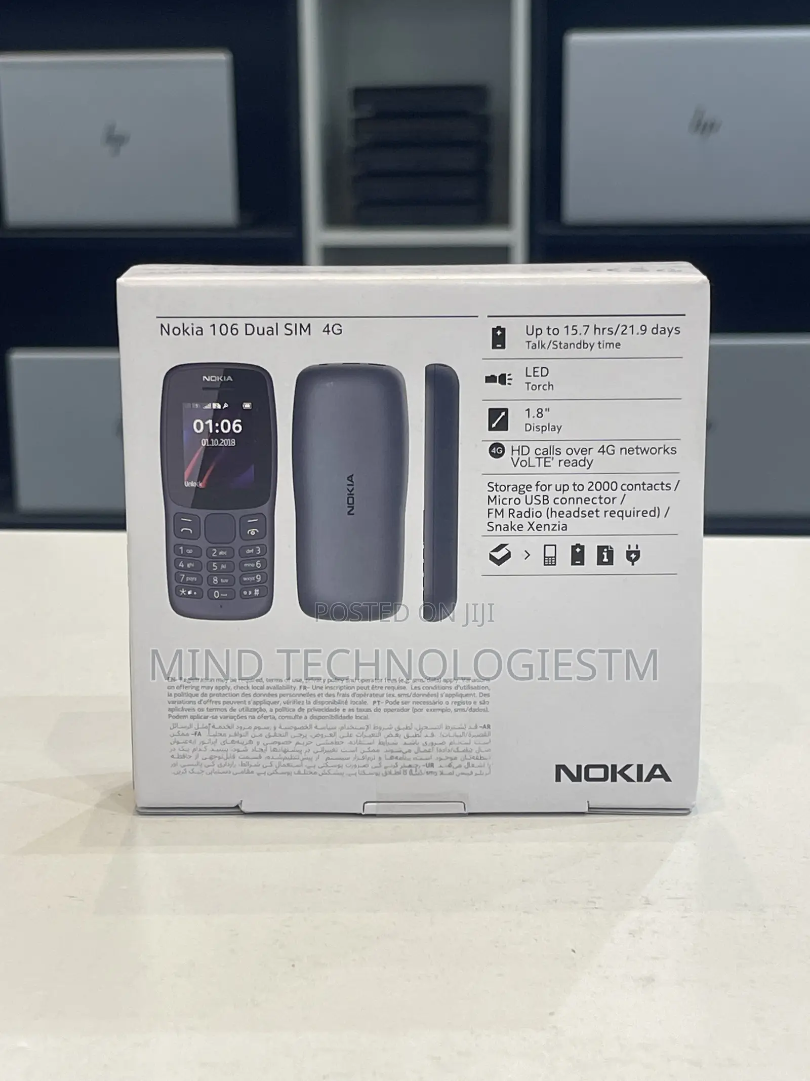 New Nokia 106 Black
