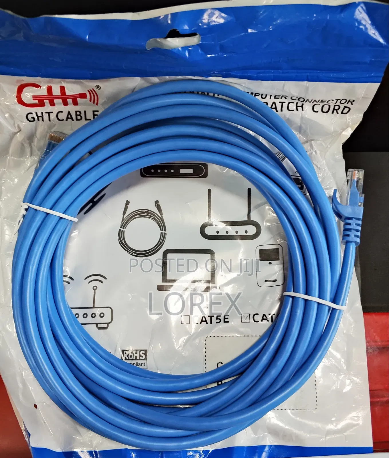 Patch Cord Cat6 GHT 5m Unshielded Already Made