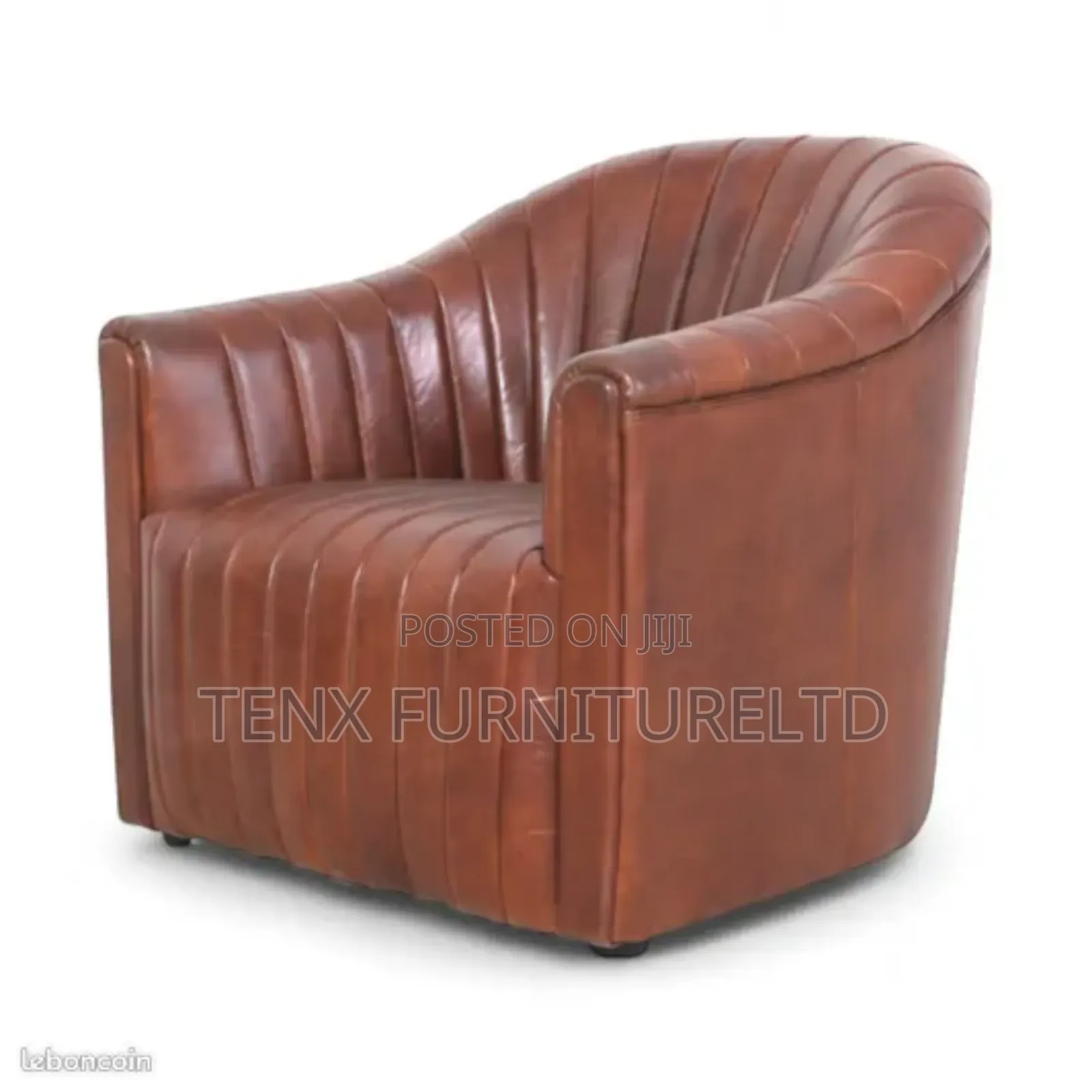 Club Chair/Armchair (Stanfield Leather)Brown