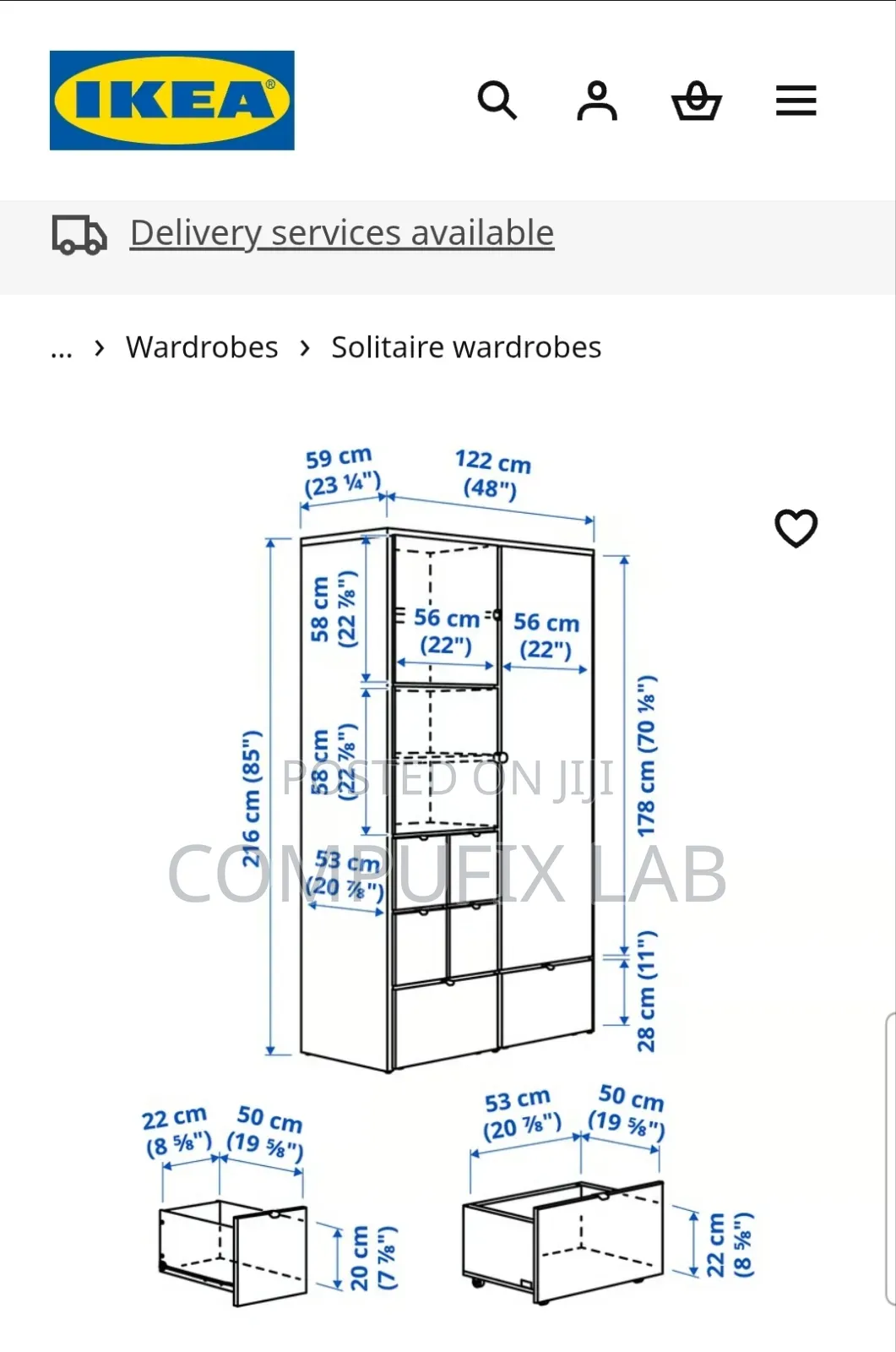 Original Ikea Wardrobe