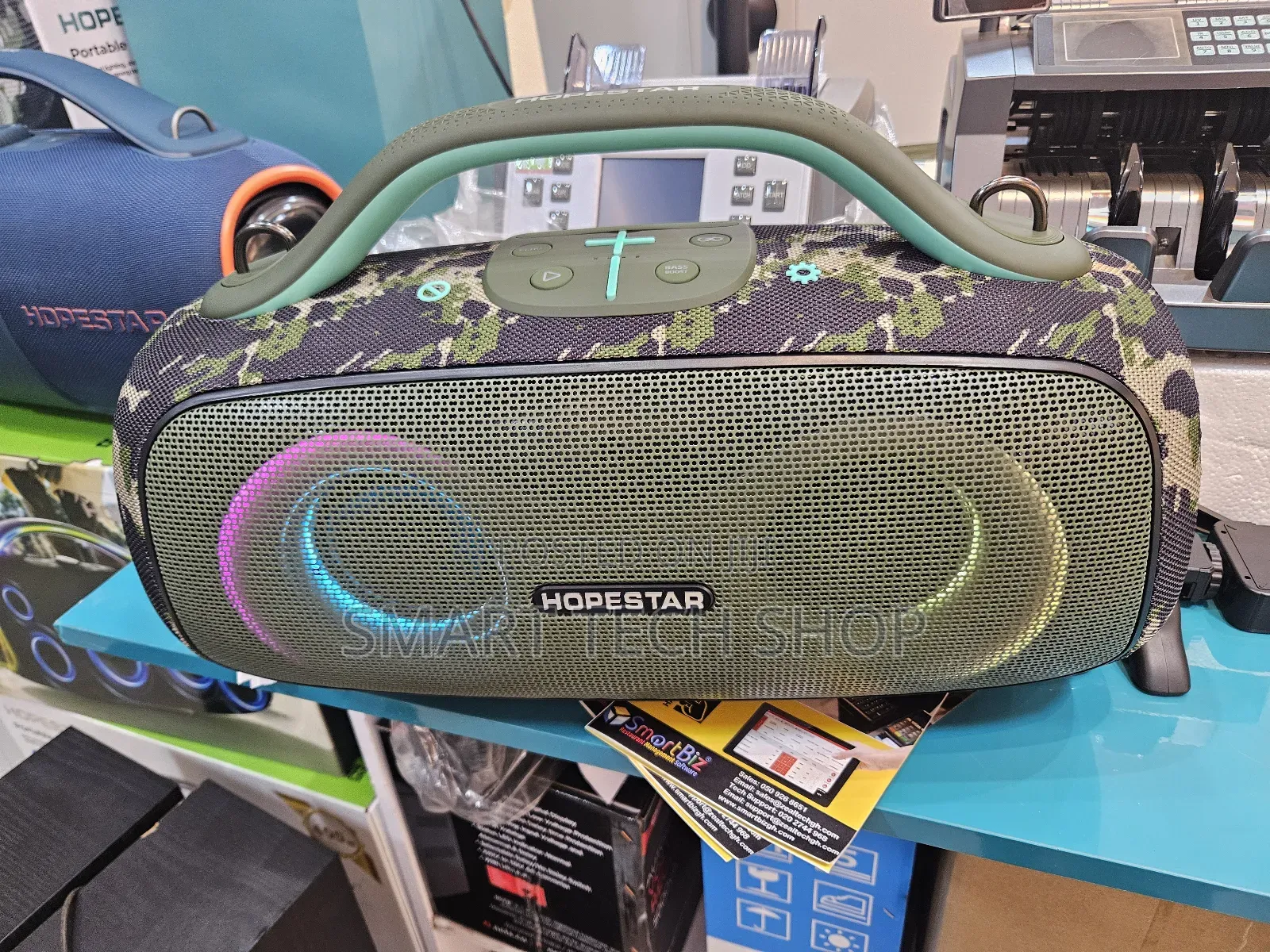 Hopestar Partybox 168 Portable Bluetooth Speaker 400w Led Light